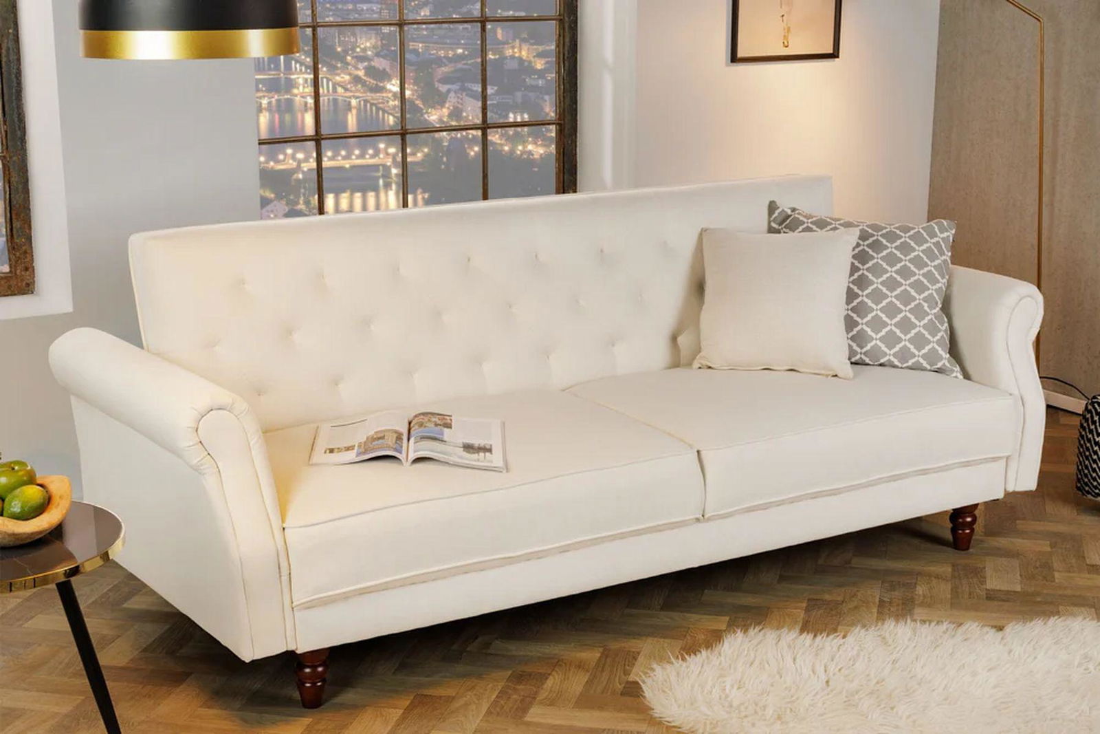 SOFA MAISON BIAŁA / 220 / 41498 / INVICTA INTERIOR / INVICTA INTERIOR
