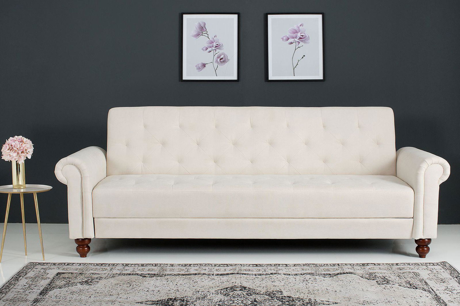 SOFA MAISON BIAŁA / 220 / 41498 / INVICTA INTERIOR / INVICTA INTERIOR