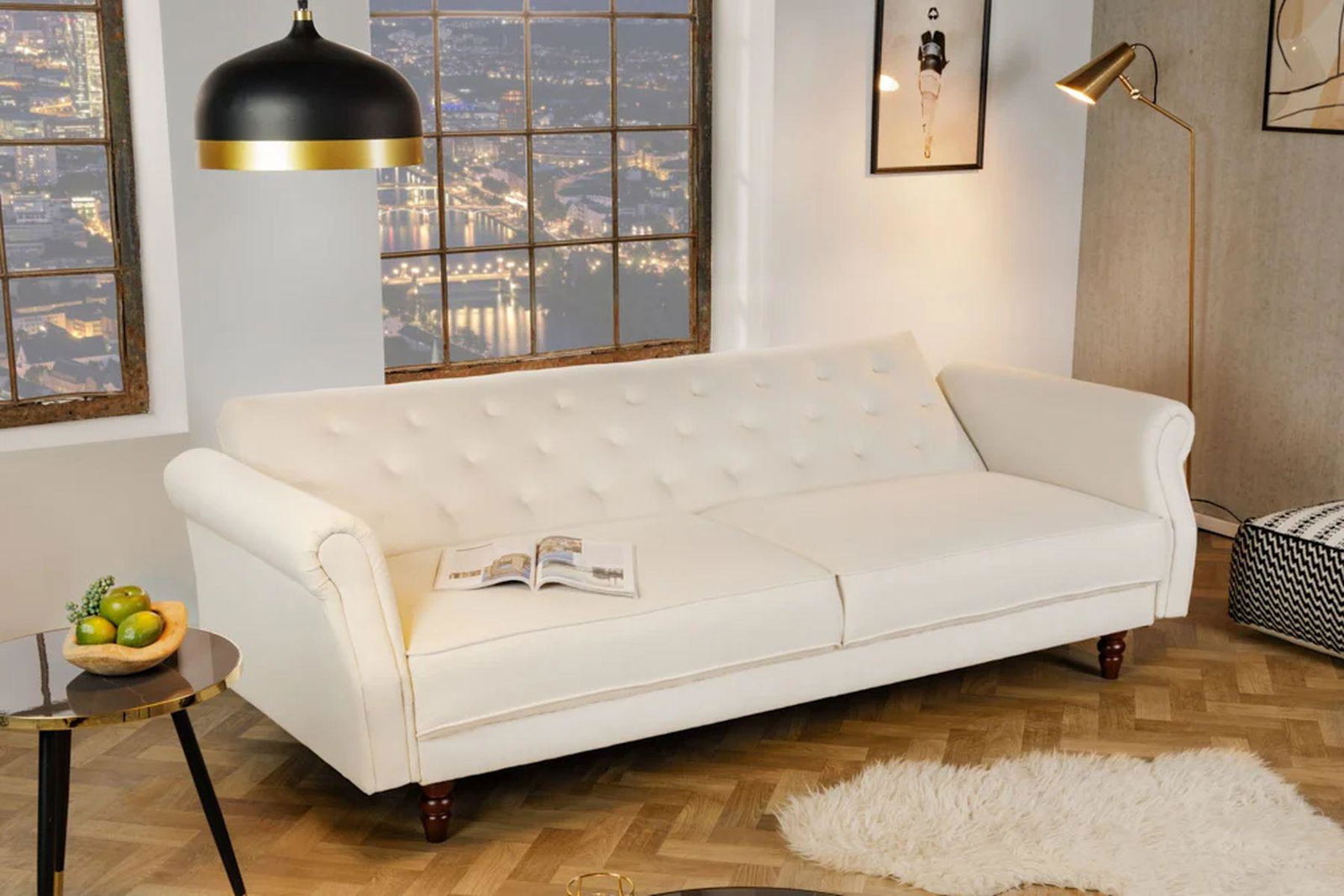 SOFA MAISON BIAŁA / 220 / 41498 / INVICTA INTERIOR / INVICTA INTERIOR
