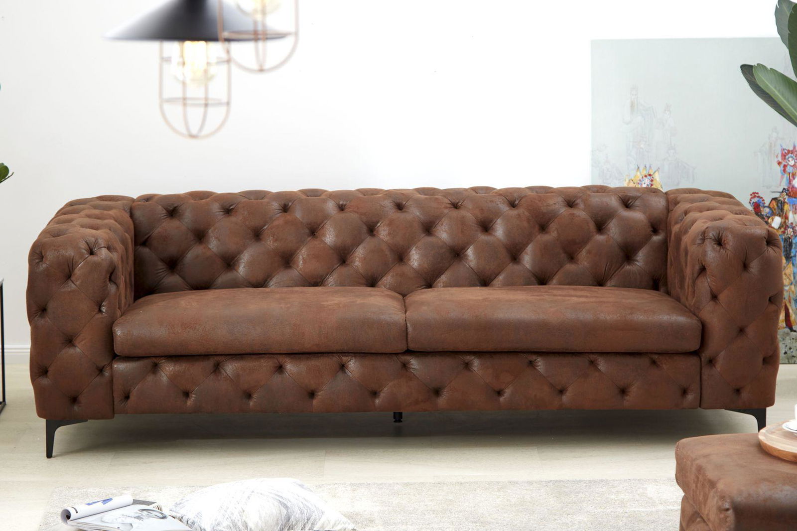 SOFA MODERN BAROCK ANTYCZNY BRĄZ / 40464 / INVICTA INTERIOR