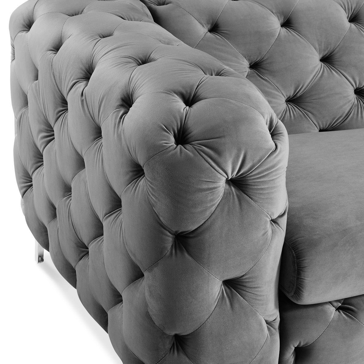 SOFA MODERN SZARA / 38714 / INVICTA INTERIOR