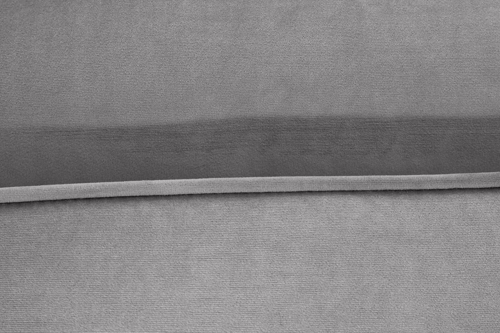 SOFA NAROŻNA COZY SZARA AKSAMIT / 40273 / INVICTA INTERIOR