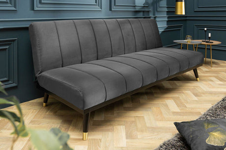 SOFA PETIT ROZKŁADANA SZARA / 40028 / INVICTA INTERIOR