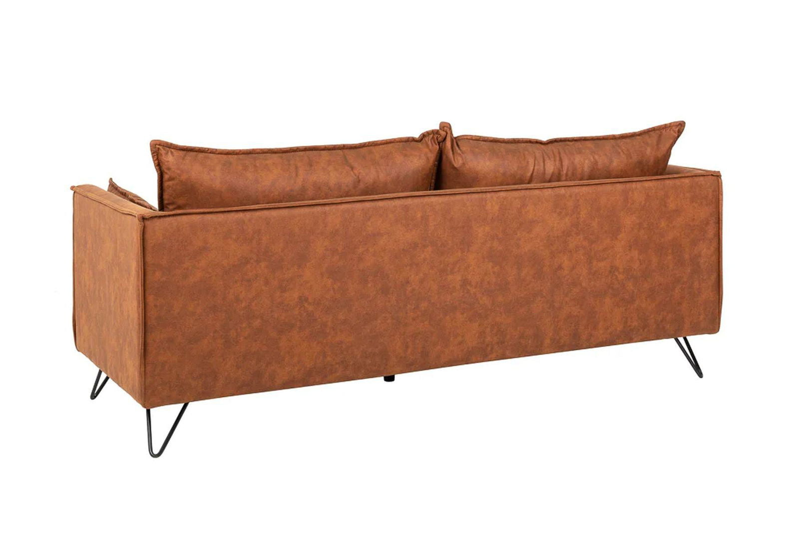SOFA ROCCO 3 OSOBOWA BRĄZOWA RETRO / 40830 / INVICTA INTERIOR