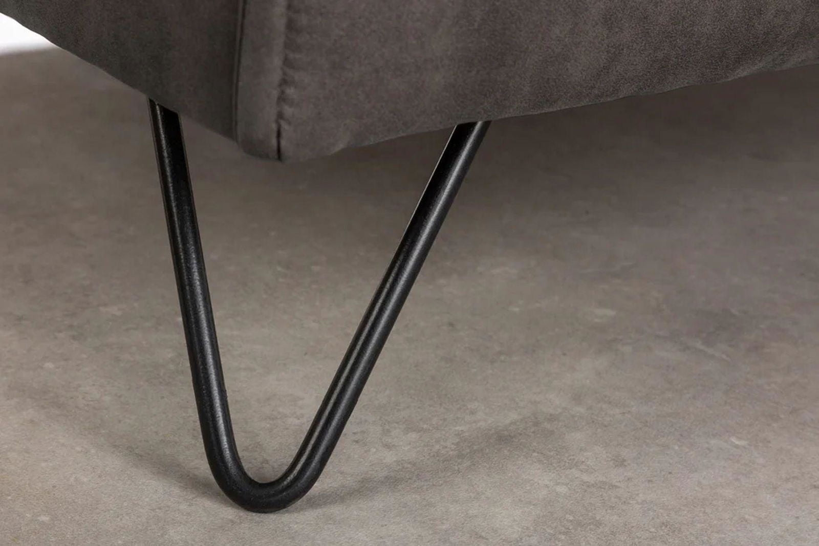 SOFA ROCCO 3 OSOBOWA SZARA RETRO / 41449 / INVICTA INTERIOR