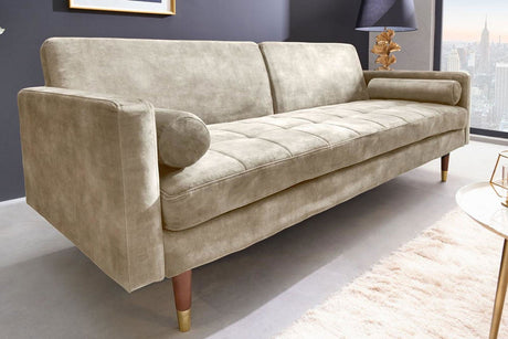 SOFA ROZKŁADANA COUTURE BEŻOWA / 43519 / INVICTA INTERIOR