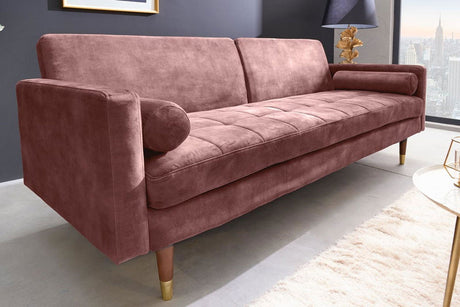 SOFA ROZKŁADANA COUTURE RÓŻOWA / 42495 / INVICTA INTERIOR