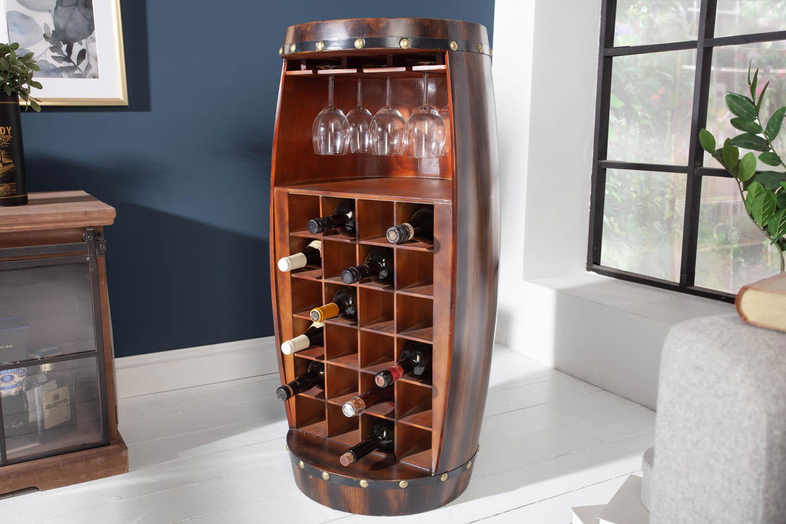 STOLIK / BAREK BODEGA 97 CM / 40418 / INVICTA INTERIOR