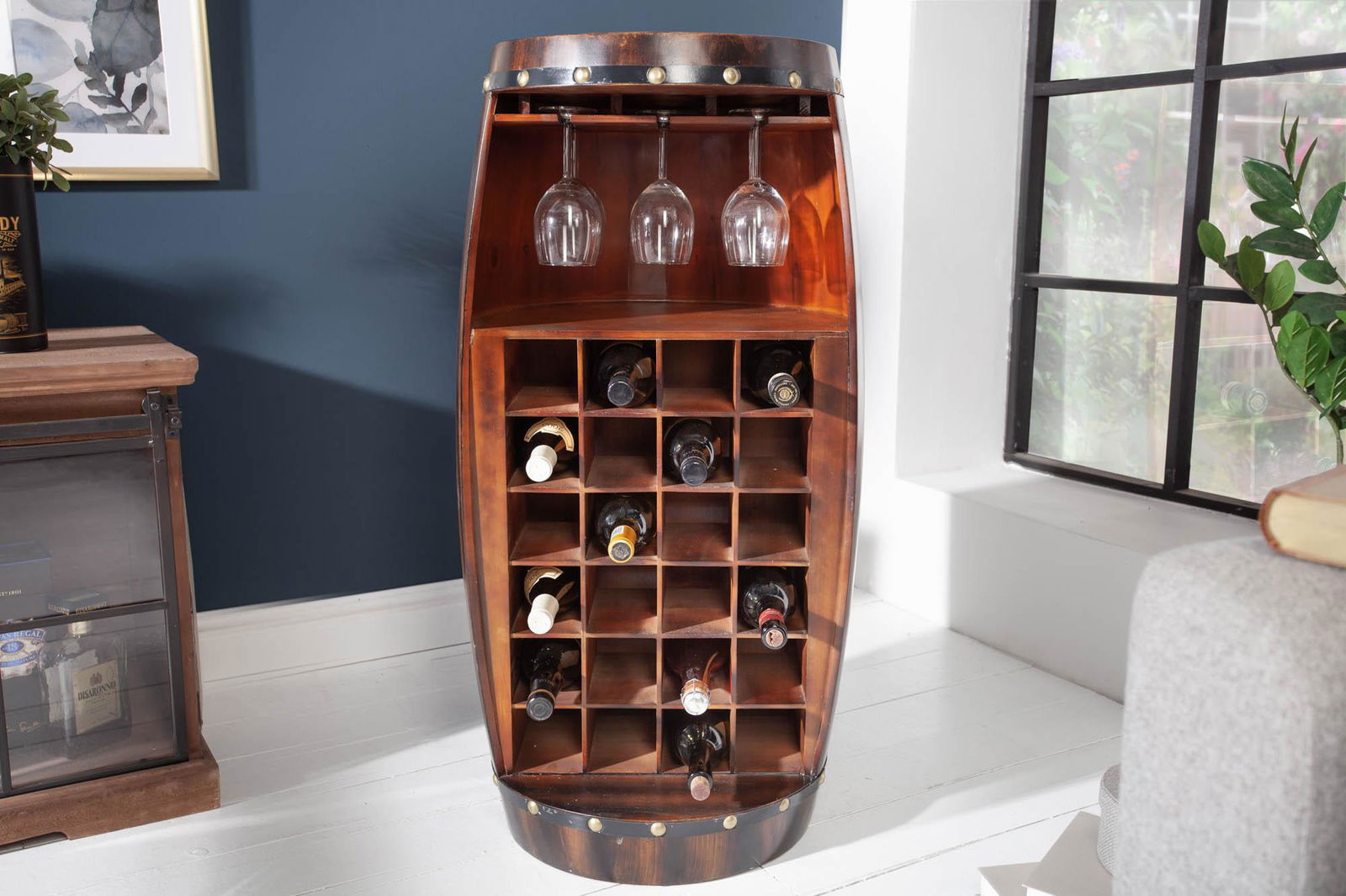 STOLIK / BAREK BODEGA 97 CM / 40418 / INVICTA INTERIOR