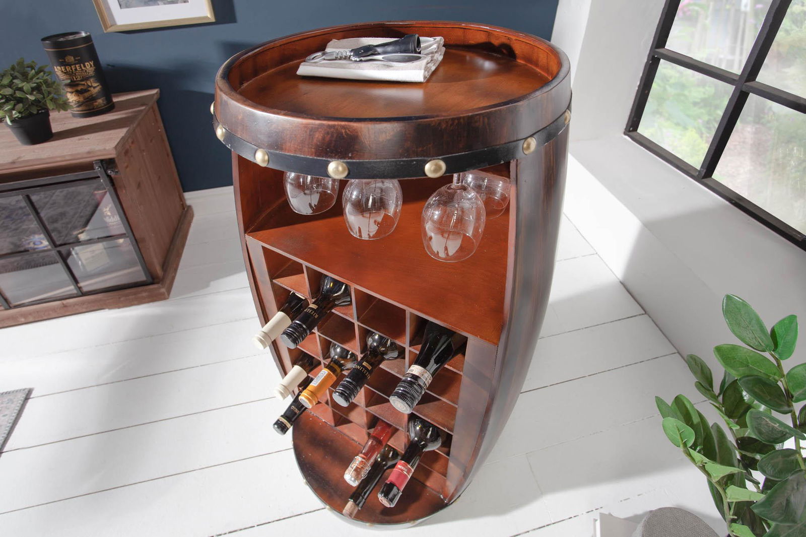 STOLIK / BAREK BODEGA 97 CM / 40418 / INVICTA INTERIOR