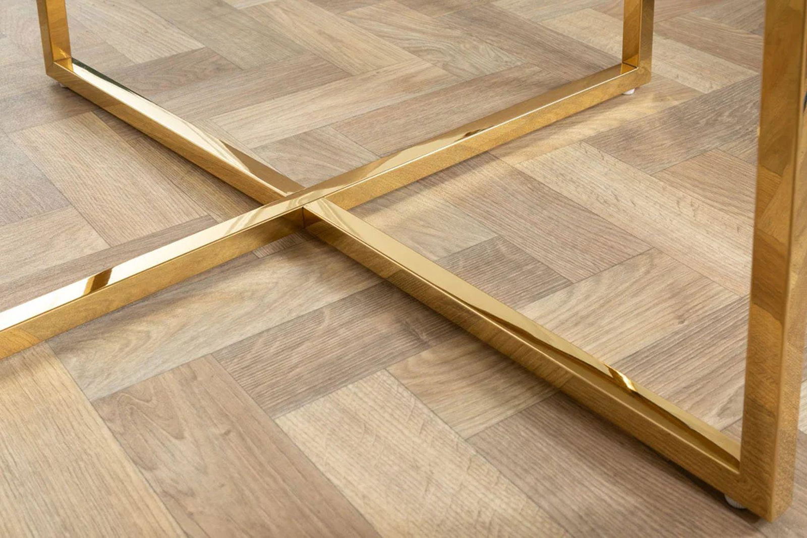 STOLIK KAWOWY ELEGANCE OPTYKA BIAŁY MARMUR 80 CM / 42160 / INVICTA INTERIOR