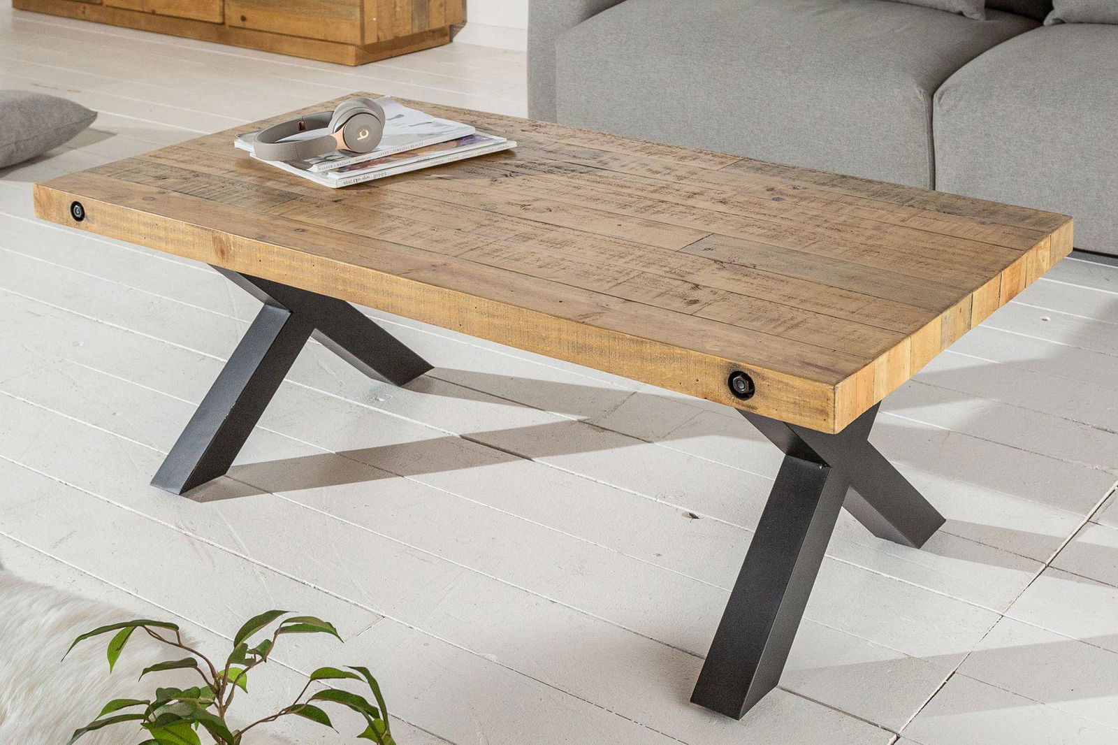 STOLIK KAWOWY THOR SOSNA NATURALNA / 40455 / INVICTA INTERIOR
