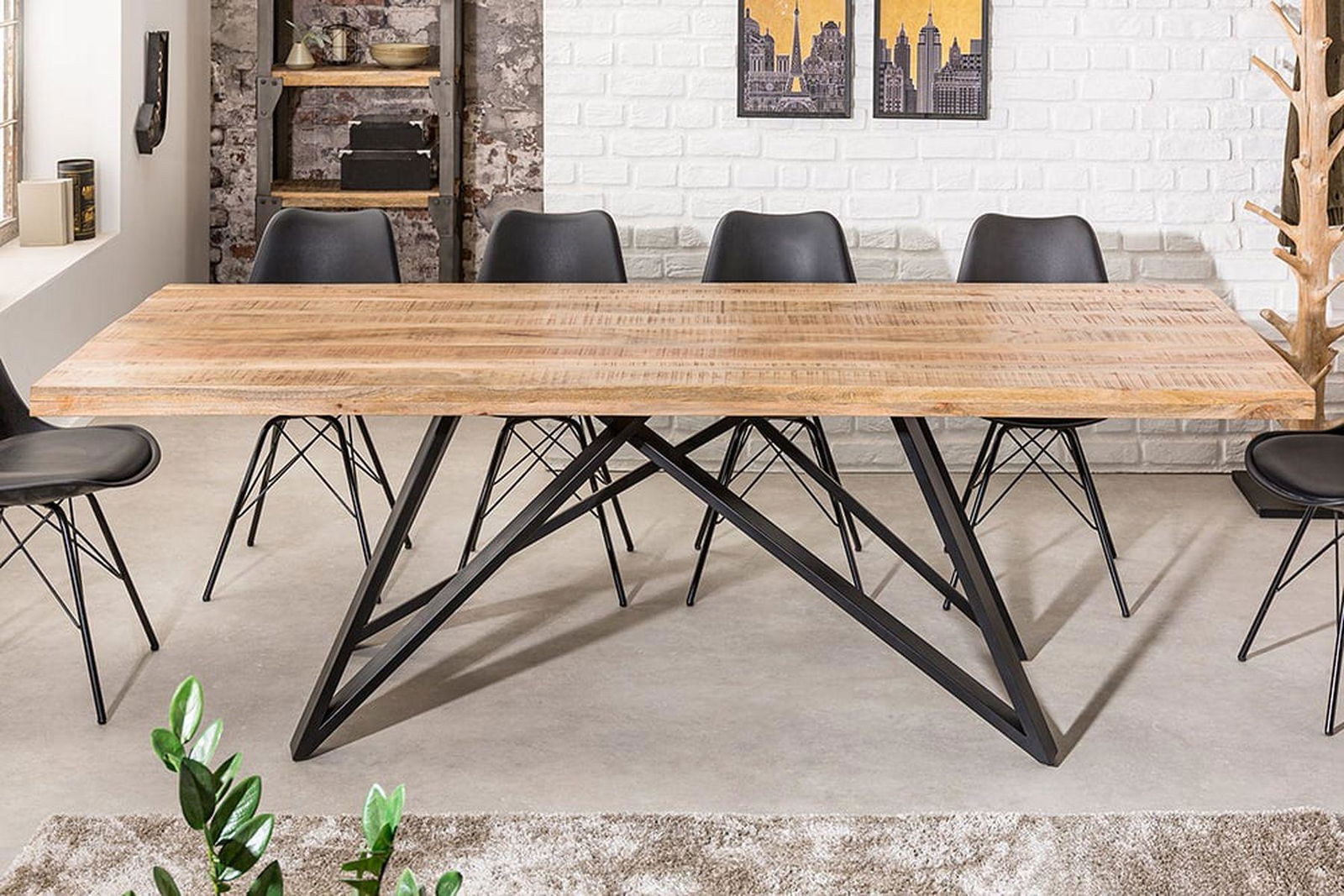 STÓŁ IRON CRAFT MANGO 240 CM / 41609 / INVICTA INTERIOR