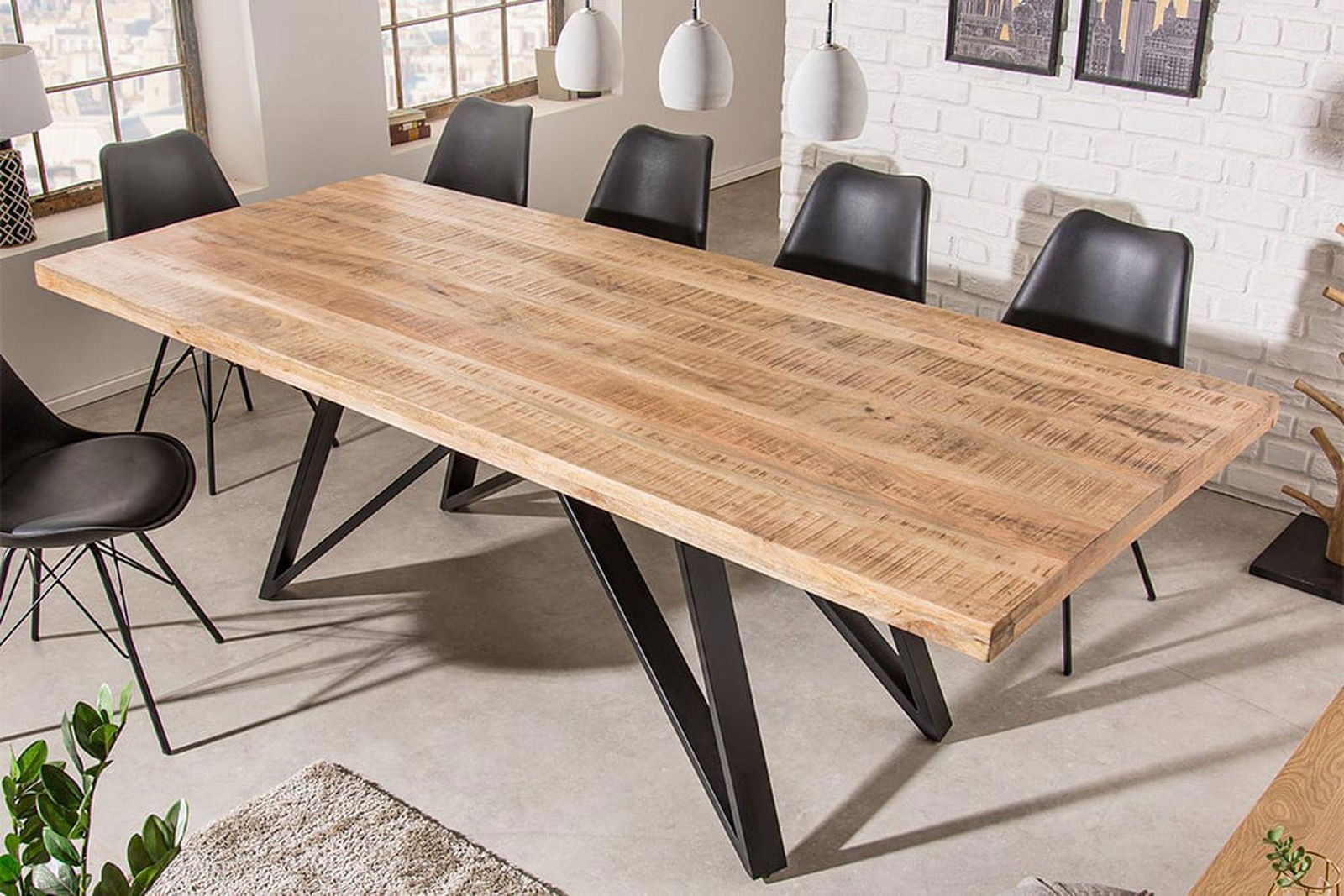 STÓŁ IRON CRAFT MANGO 240 CM / 41609 / INVICTA INTERIOR