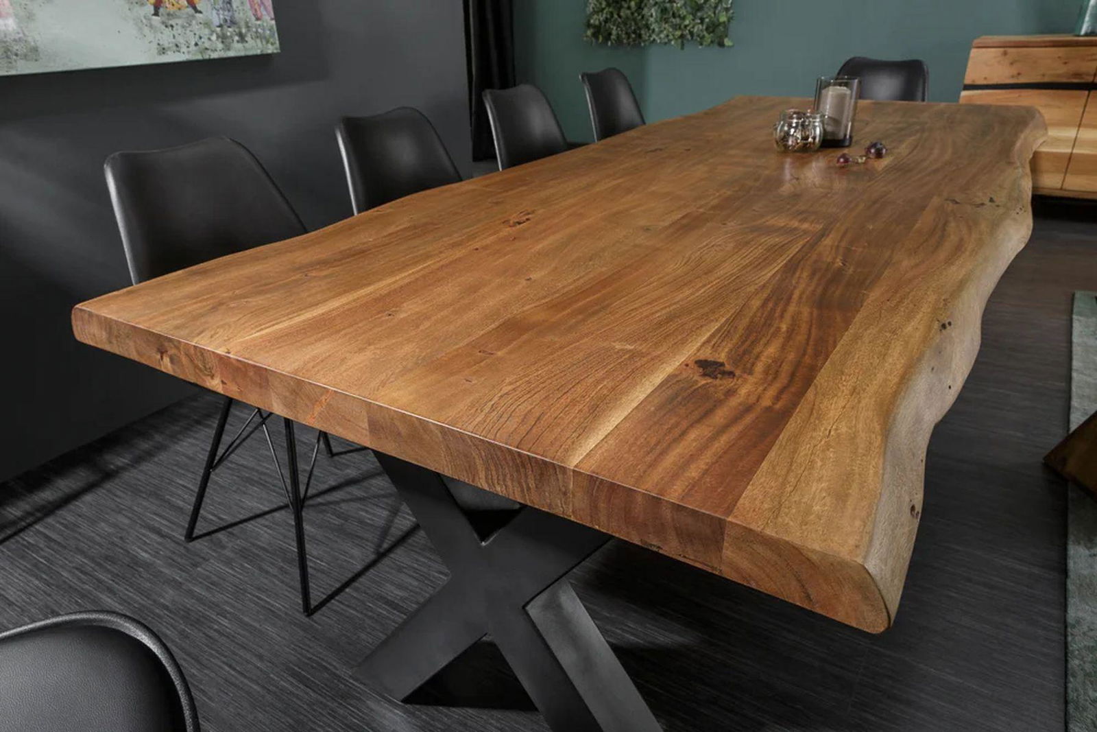 STÓŁ MAMMUT X 200 CM AKACJA HONEY / INVICTA INTERIOR
