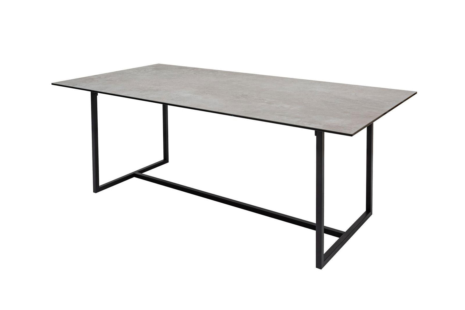 STÓŁ SYMBIOSE 200 CM SZKŁO / CERAMIKA W OPTYCE BETONU / 40669 / INVICTA INTERIOR