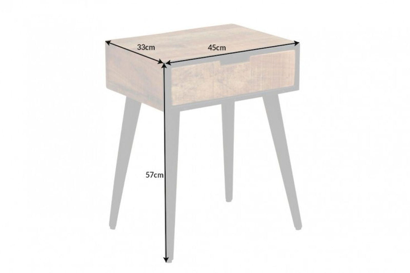 SZAFKA INDUSTRIAL 45 CM MANGO / 39652 / INVICTA INTERIOR
