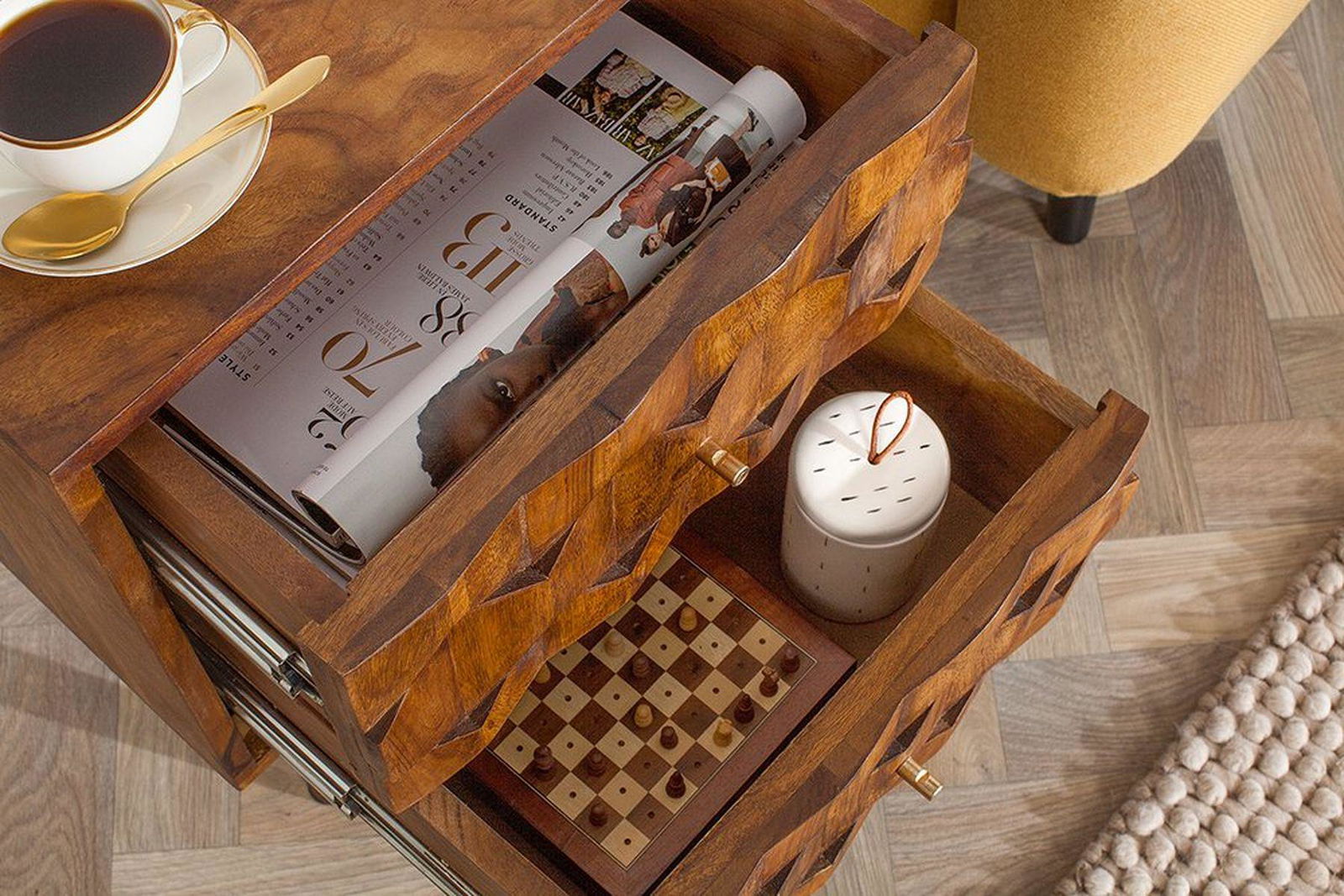 SZAFKA MYSTIC LIVING SHEESHAM / 39745 / INVICTA INTERIOR