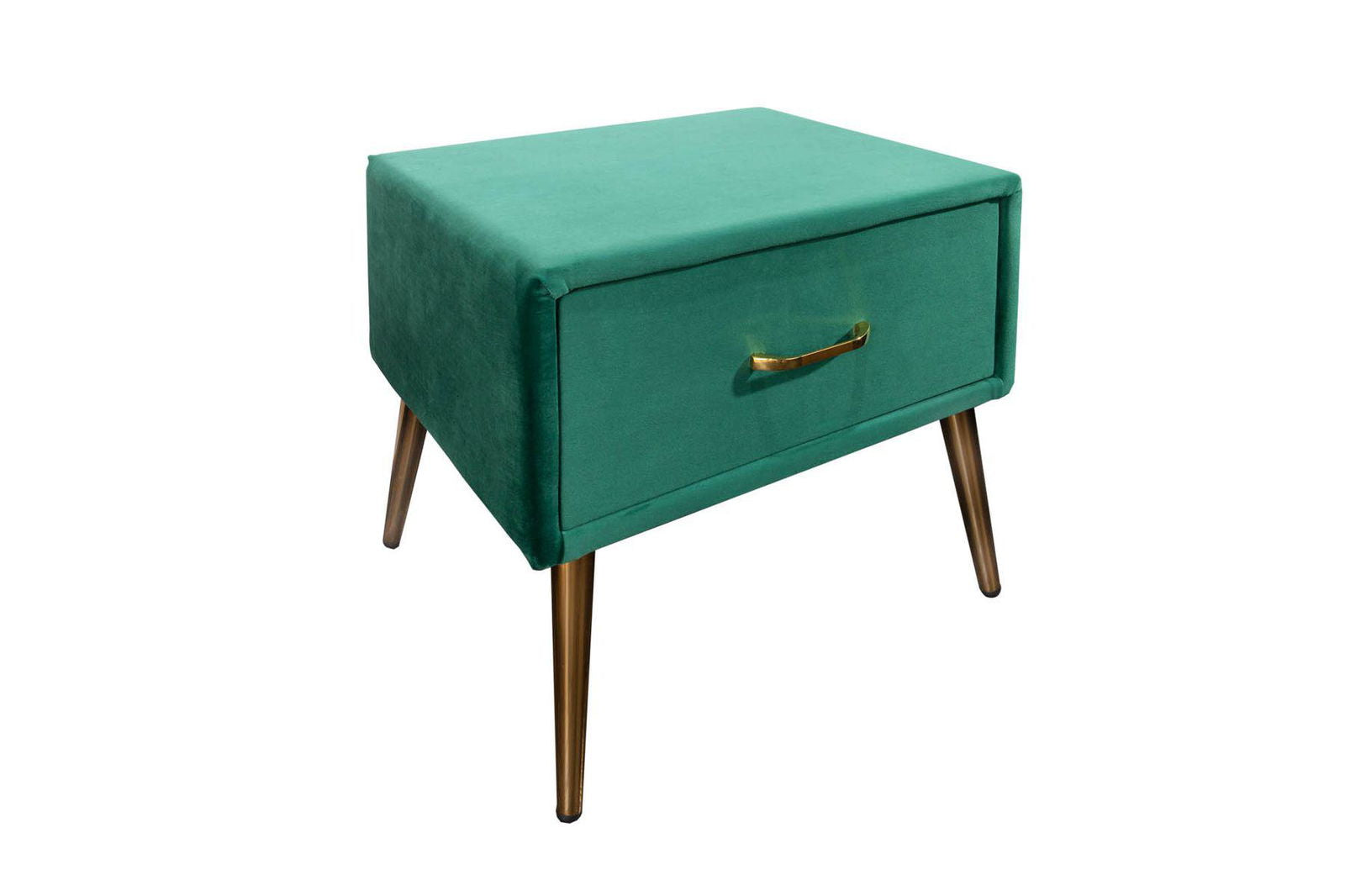 SZAFKA NOCNA FAMOUS SZMARAGDOWO ZIELONA / 40031 / INVICTA INTERIOR