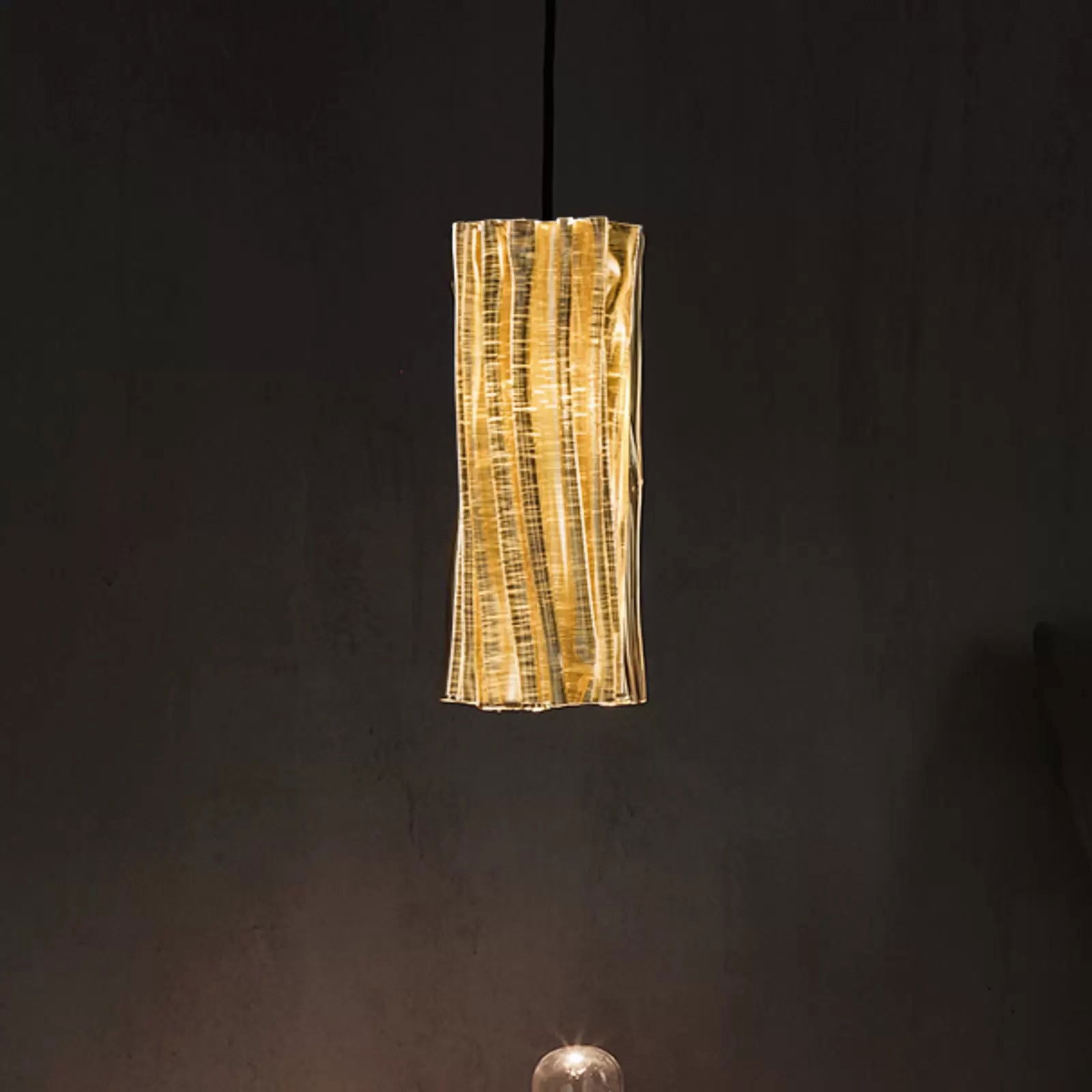 Slamp Accordéon Vertical żyrandol złoty/czarny