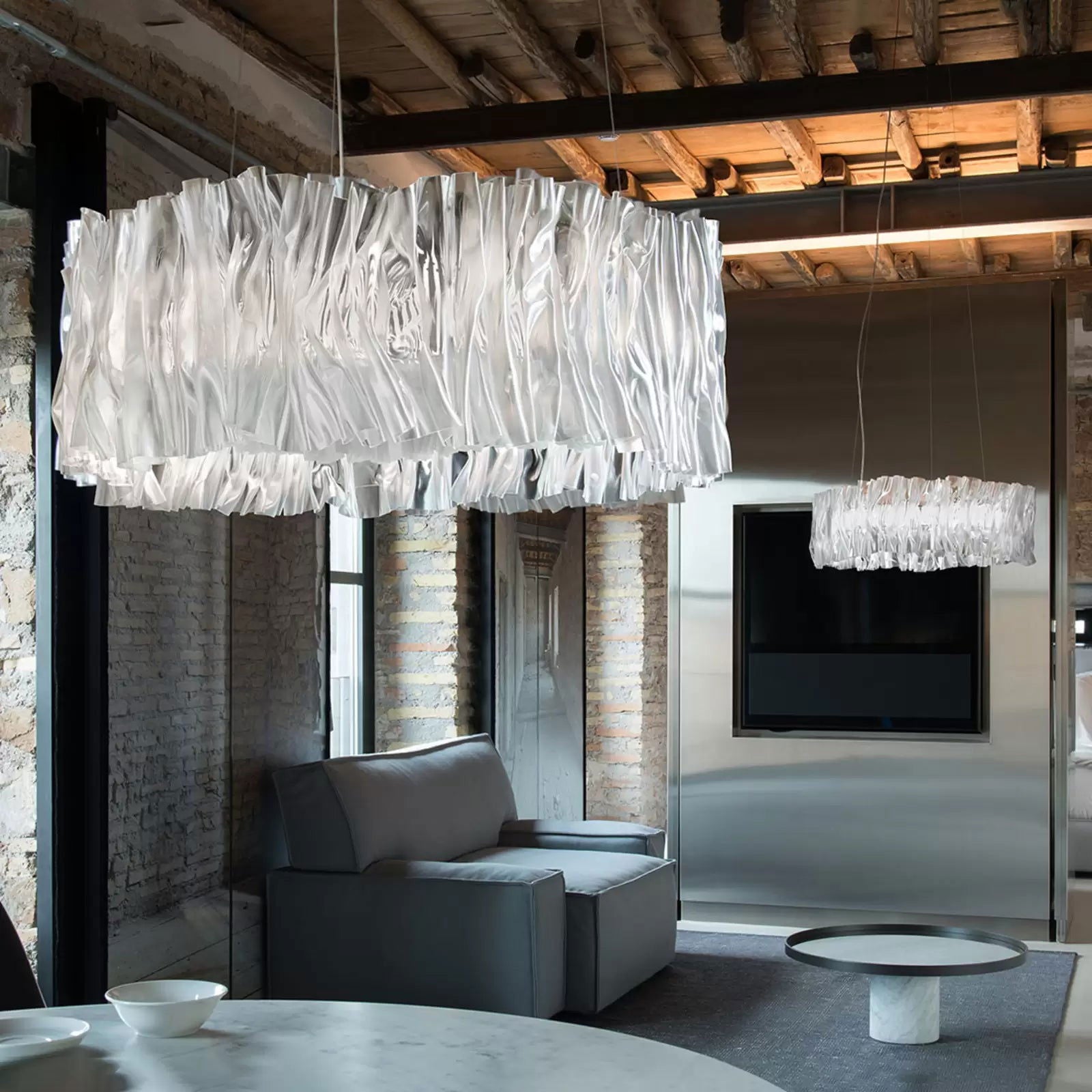 Slamp Accordéon lampa wisząca LED złota 3 000 K