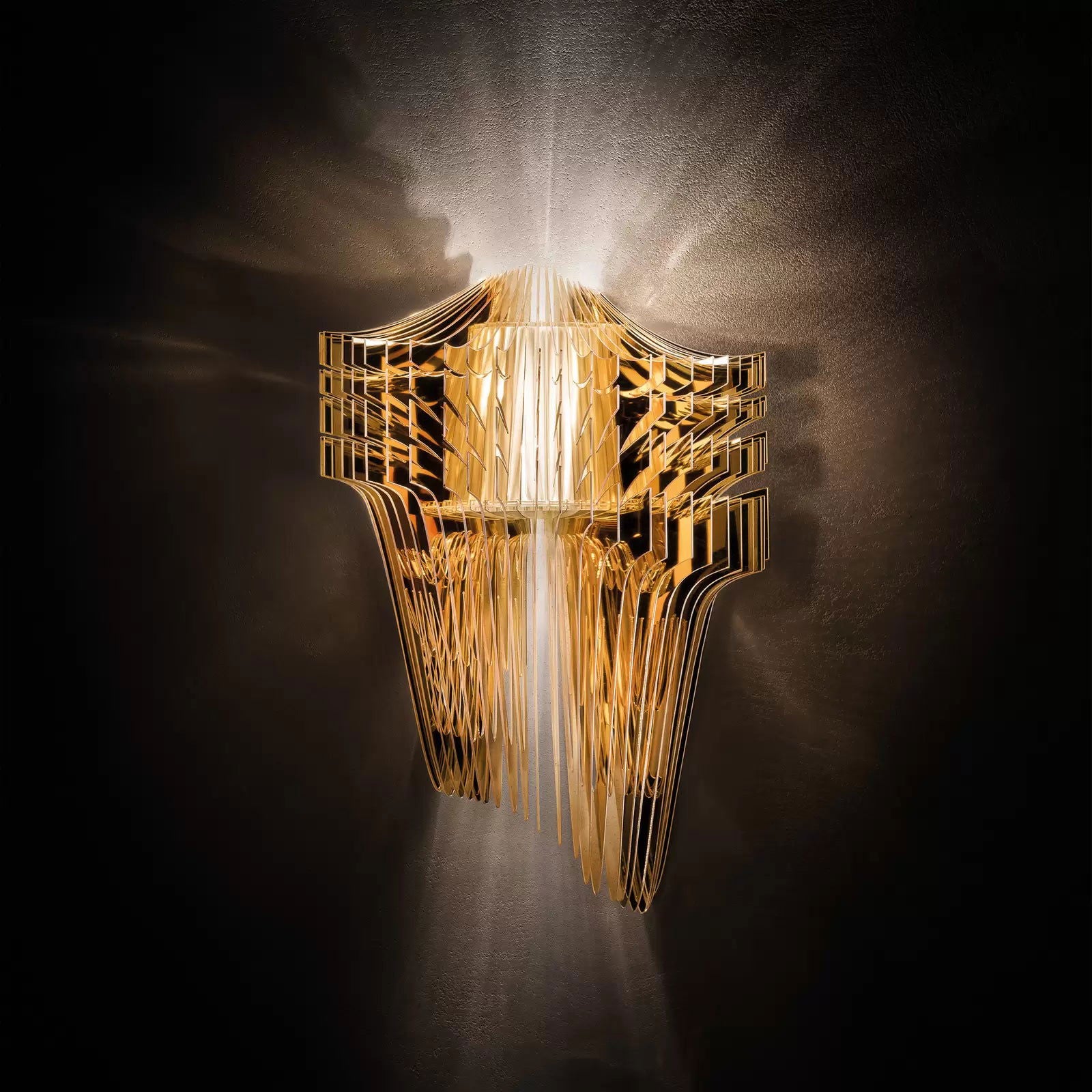 Slamp Aria kinkiet designerski, złoty