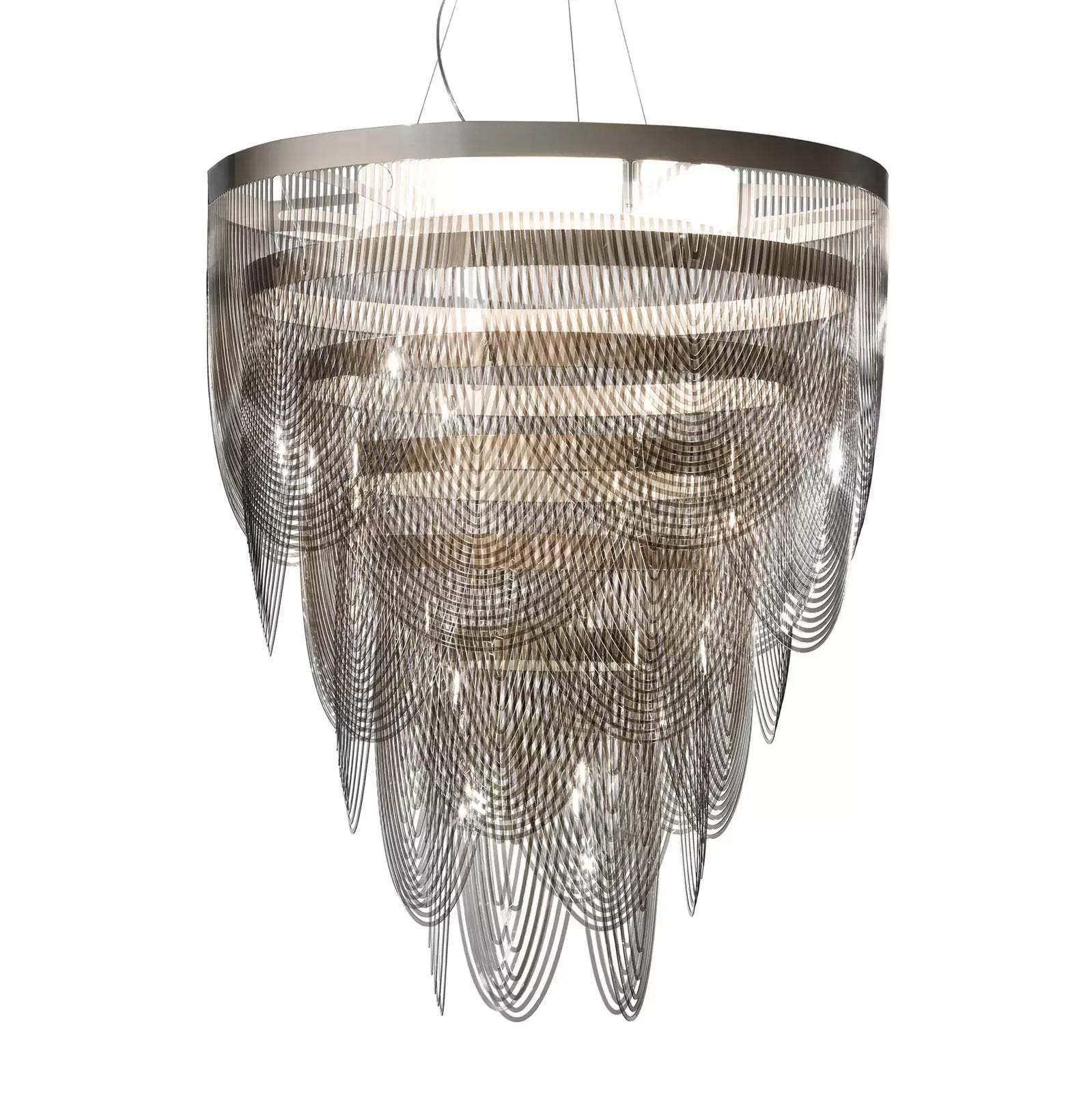 Slamp Ceremony S lampa wisząca, 55 cm, fumé