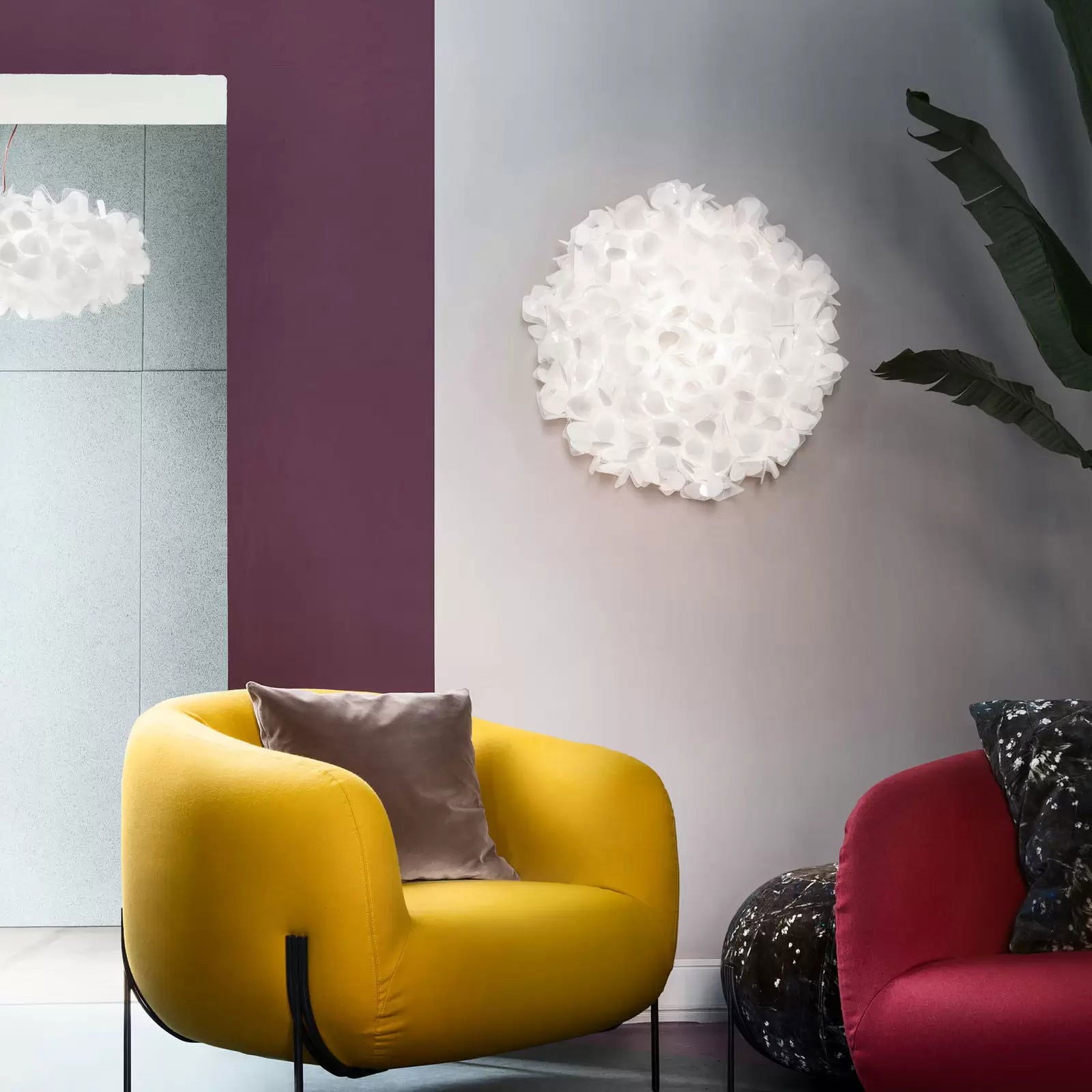 Slamp Clizia Mama Non Mama kinkiet biały 53cm