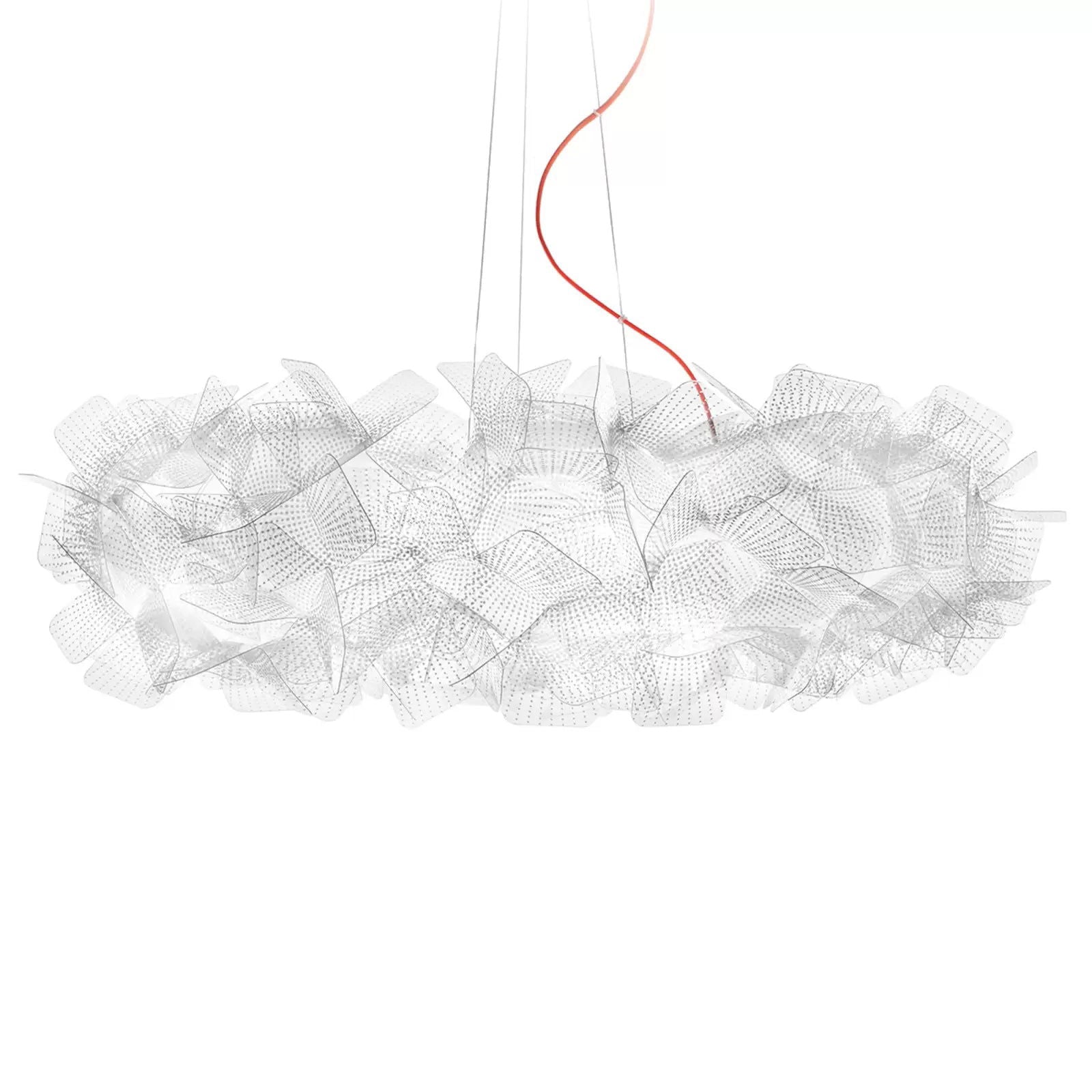 Slamp Clizia Pixel lampa wisząca, czerwony, 78 cm