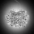 Slamp Fiorella - designerska lampa wisząca srebrna