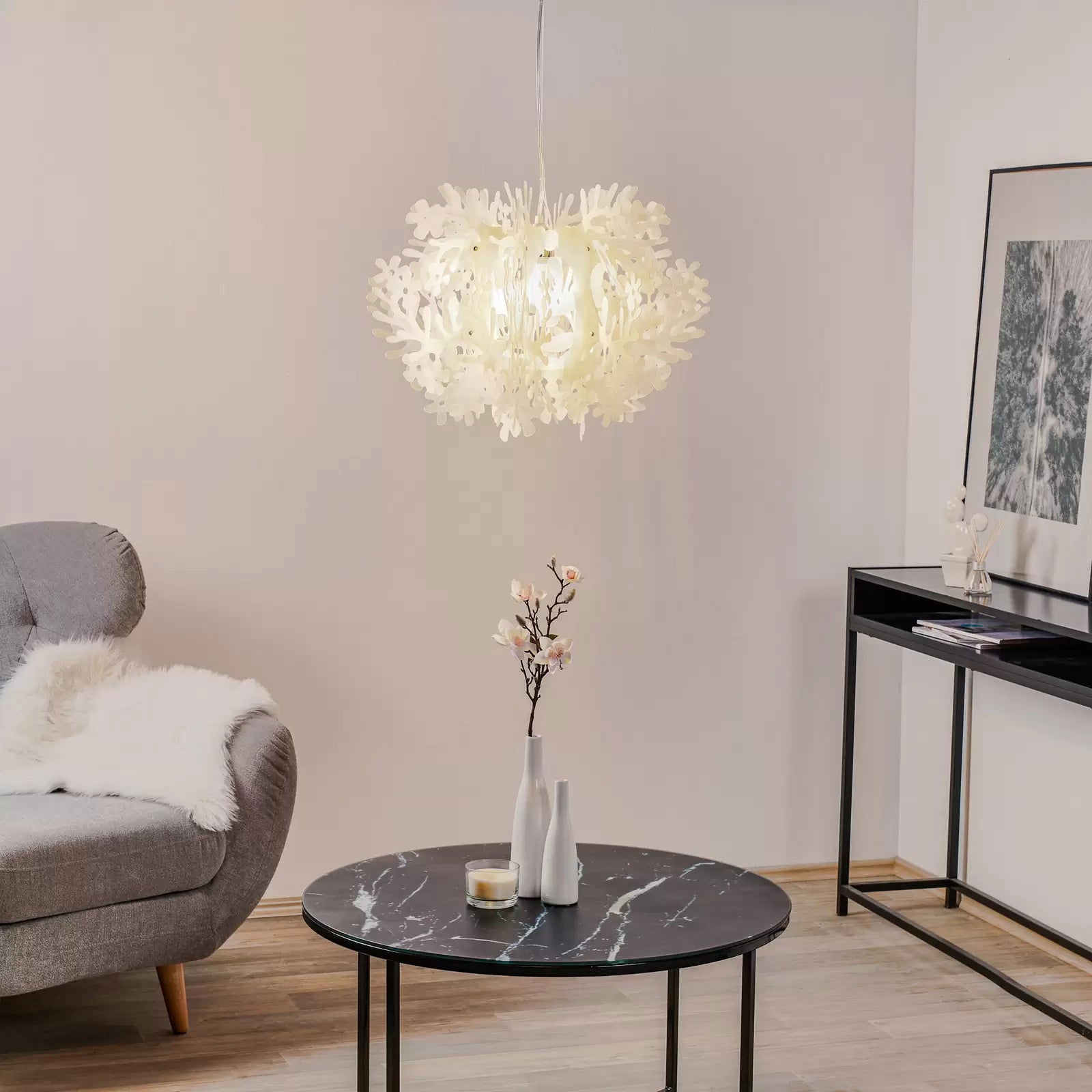 Slamp Fiorella Mini - lampa wisząca biała