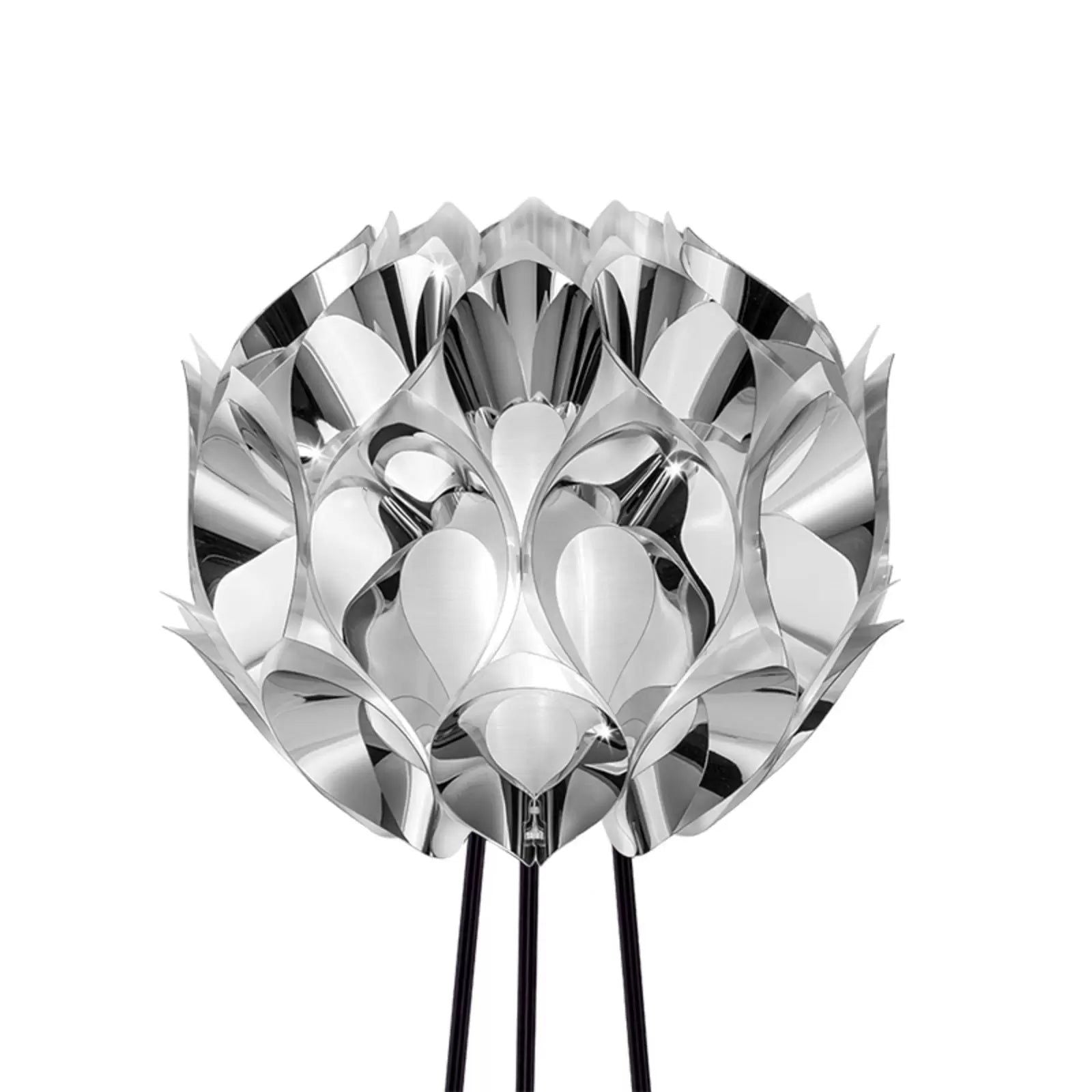 Slamp Flora - designerska lampa stojąca, srebrna