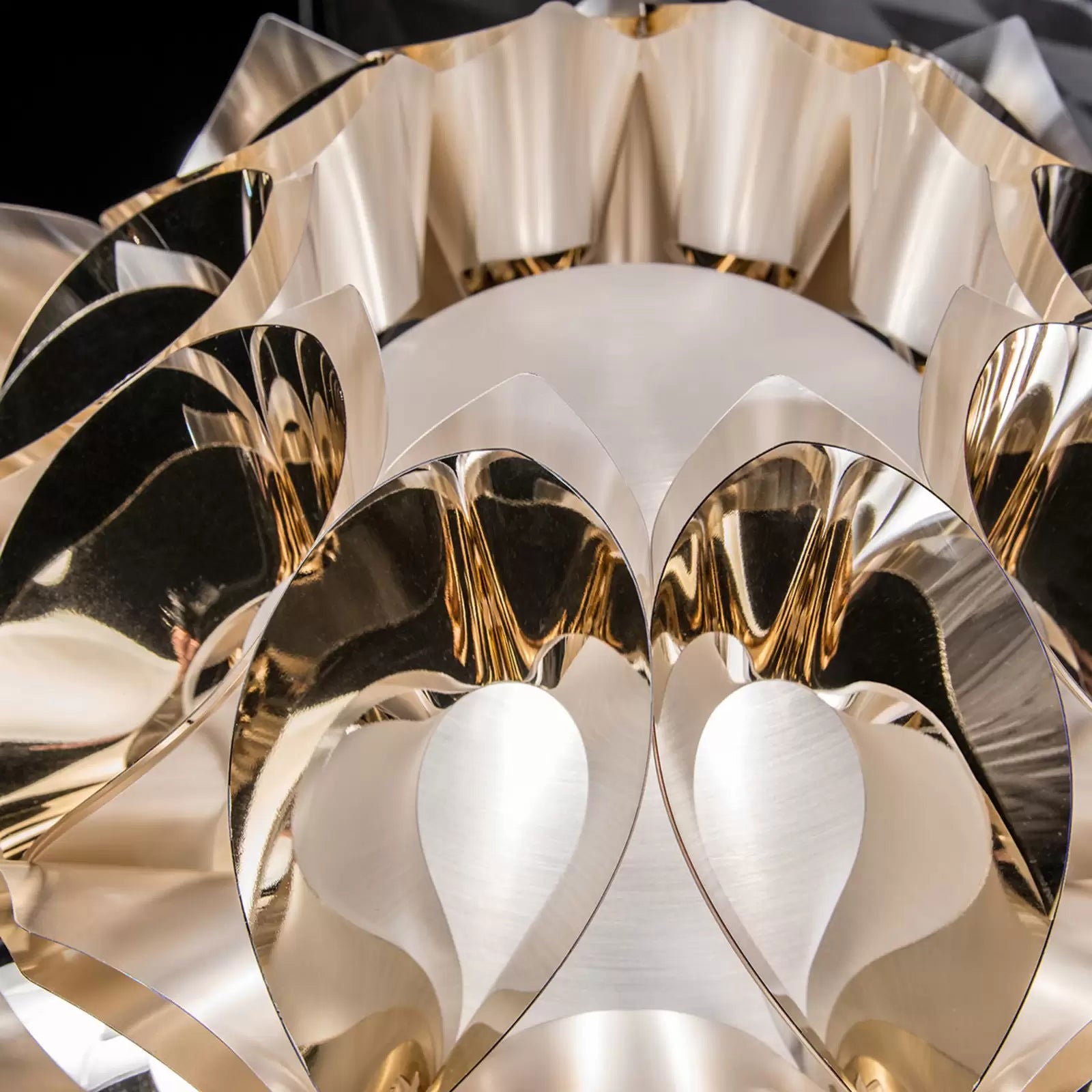 Slamp Flora - designerska lampa stojąca, złota