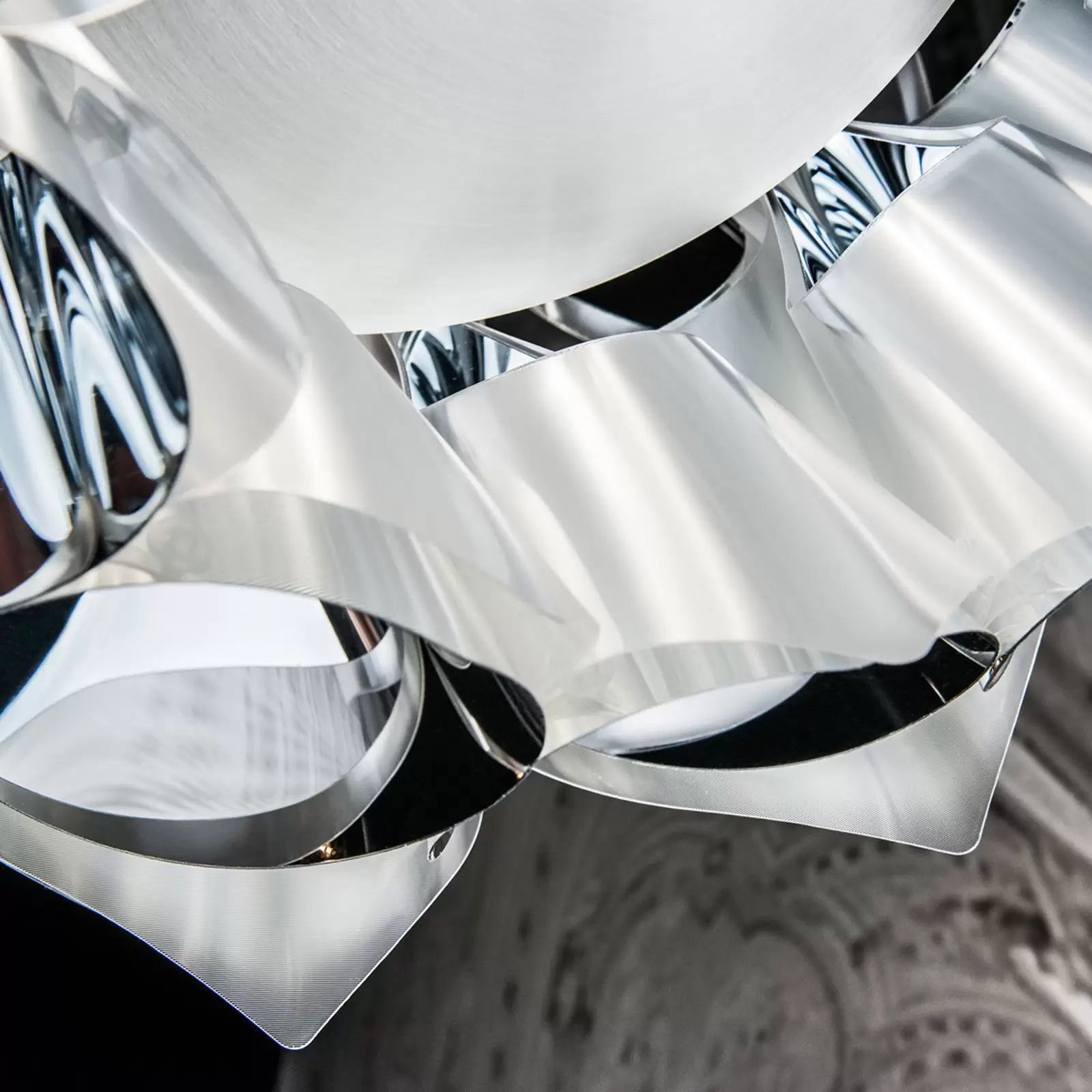 Slamp Flora - lampa wisząca, srebrna, 36 cm