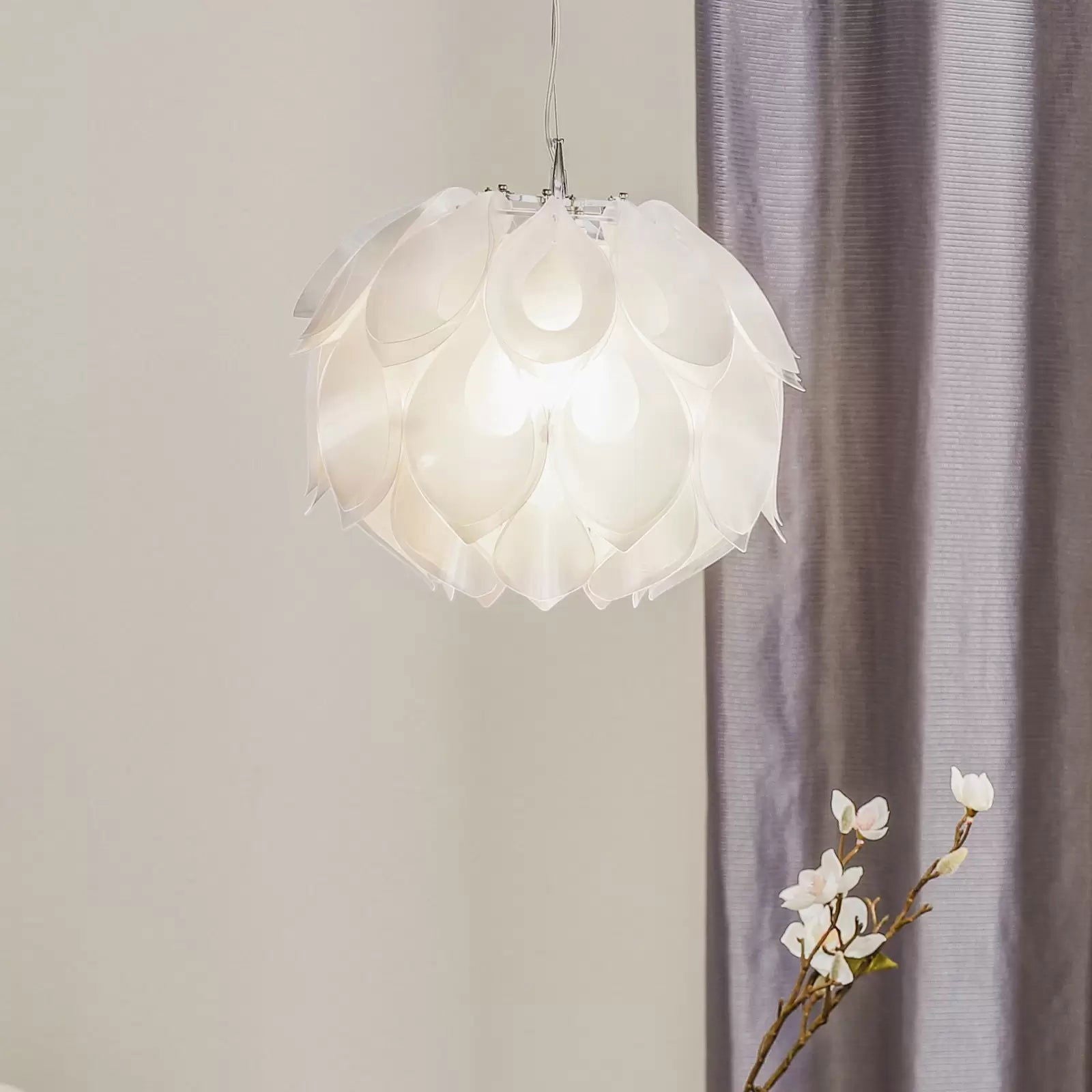 Slamp Flora S - designerska lampa wisząca, biała