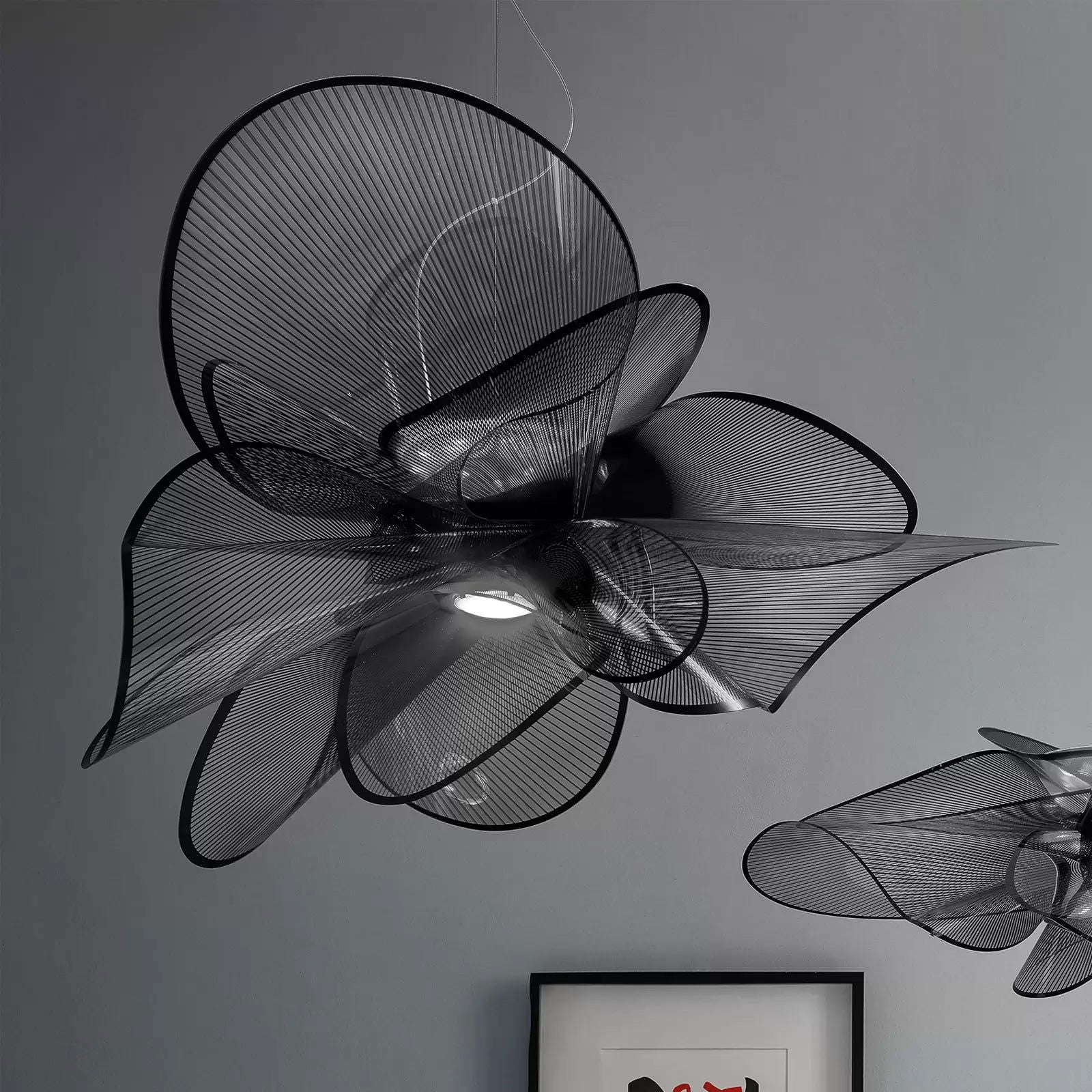Slamp La Belle Étoile lampa wisząca LED czarna 90cm