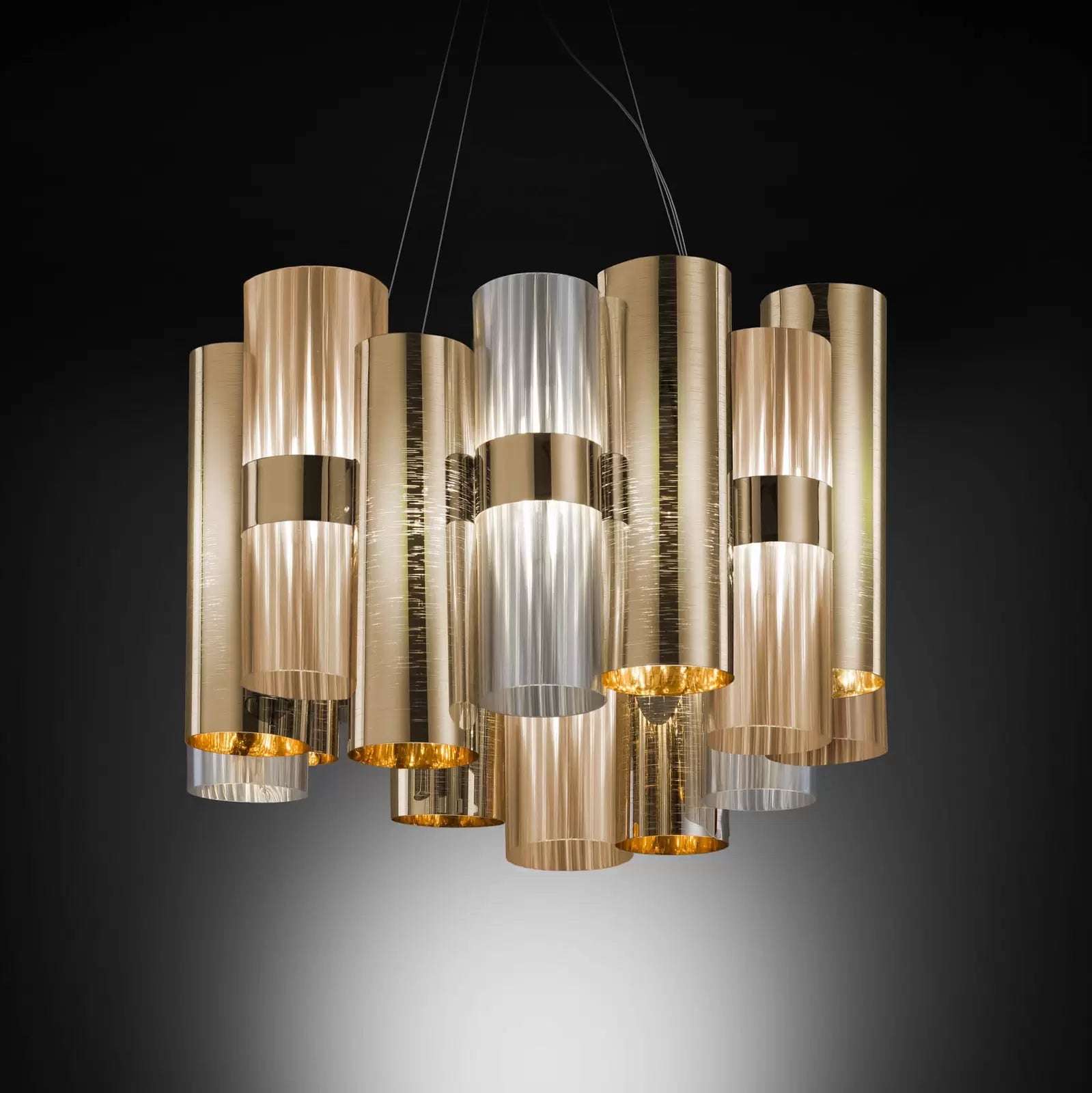 Slamp La Lollo M lampa wisząca LED, złota