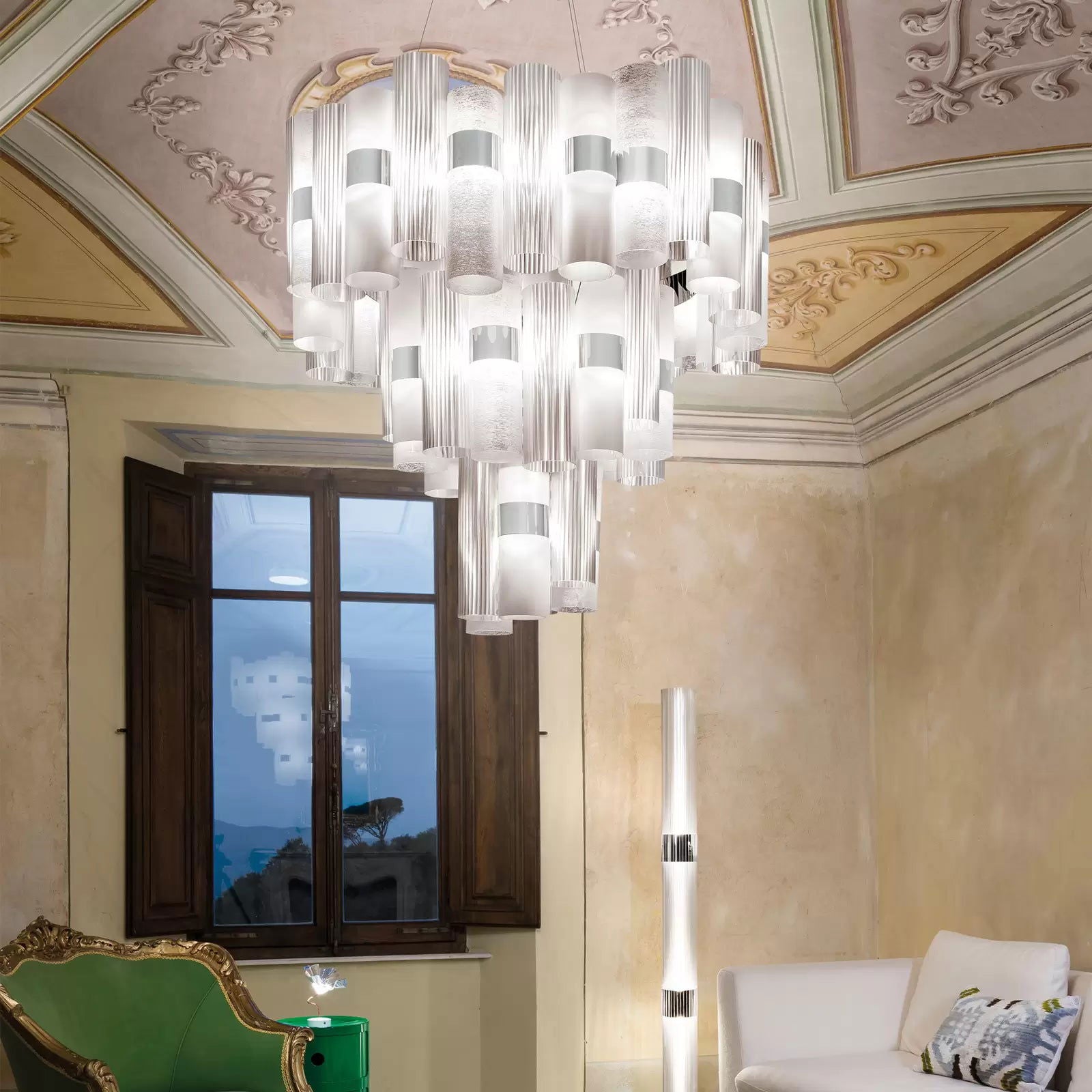 Slamp La Lollo XL lampa wisząca LED, 80cm, biała