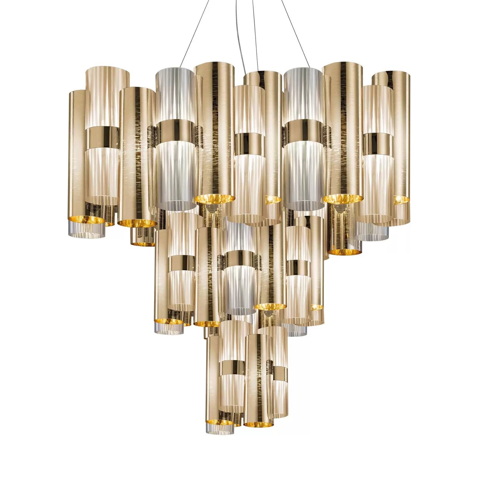Slamp La Lollo XL lampa wisząca LED, 80cm, złota