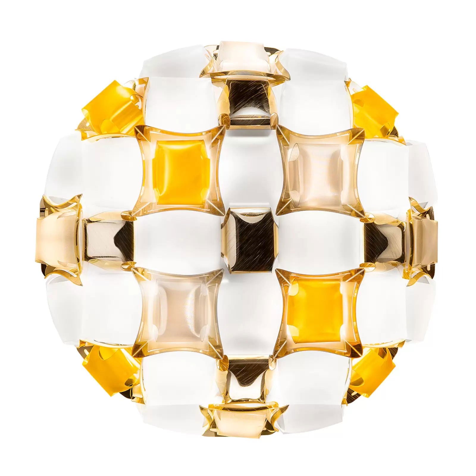 Slamp Mida lampa sufitowa, 50 cm bursztyn