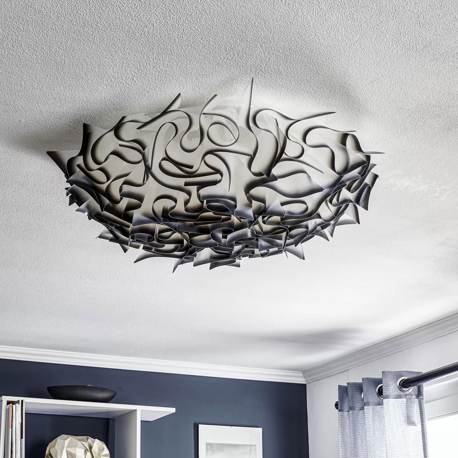 Slamp Veli lampa sufitowa, 78 cm, antracytowa