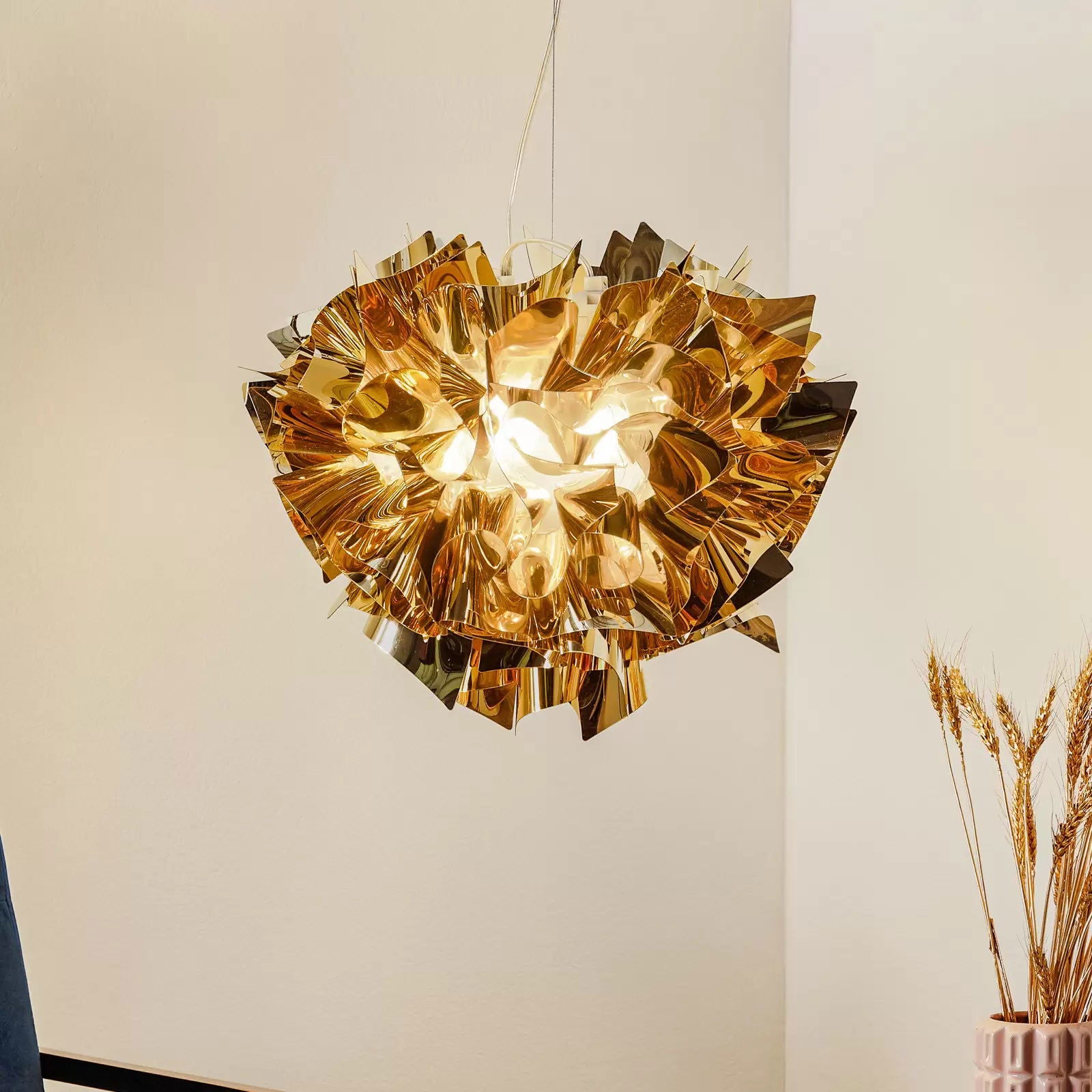 Slamp Veli lampa wisząca, 42cm, złota