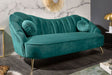 Sofa Arielle 220 cm turkusowy aksamit / 40752 / INVICTA INTERIOR