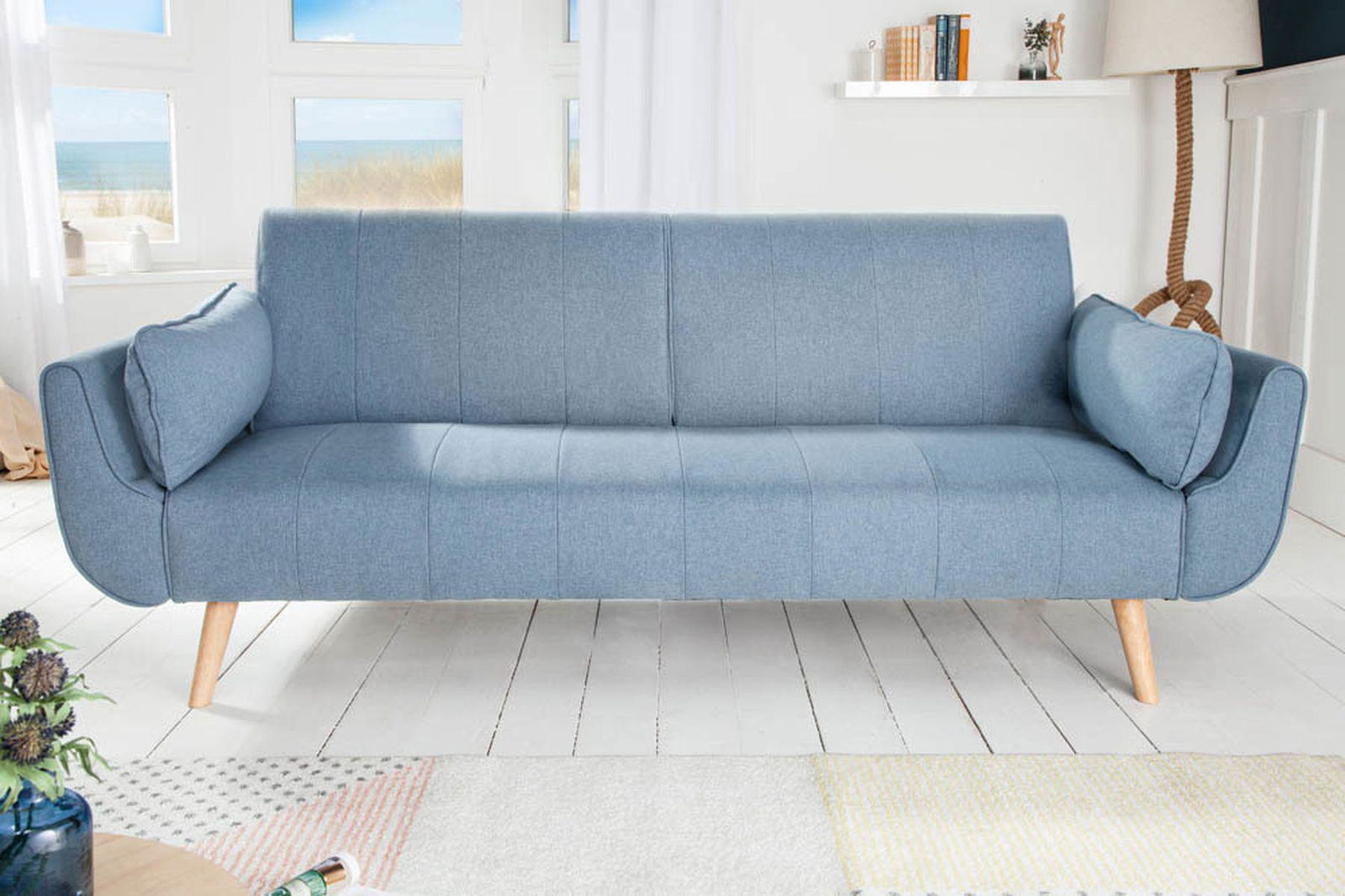 Sofa Divani błękitna / 40088 / INVICTA INTERIOR