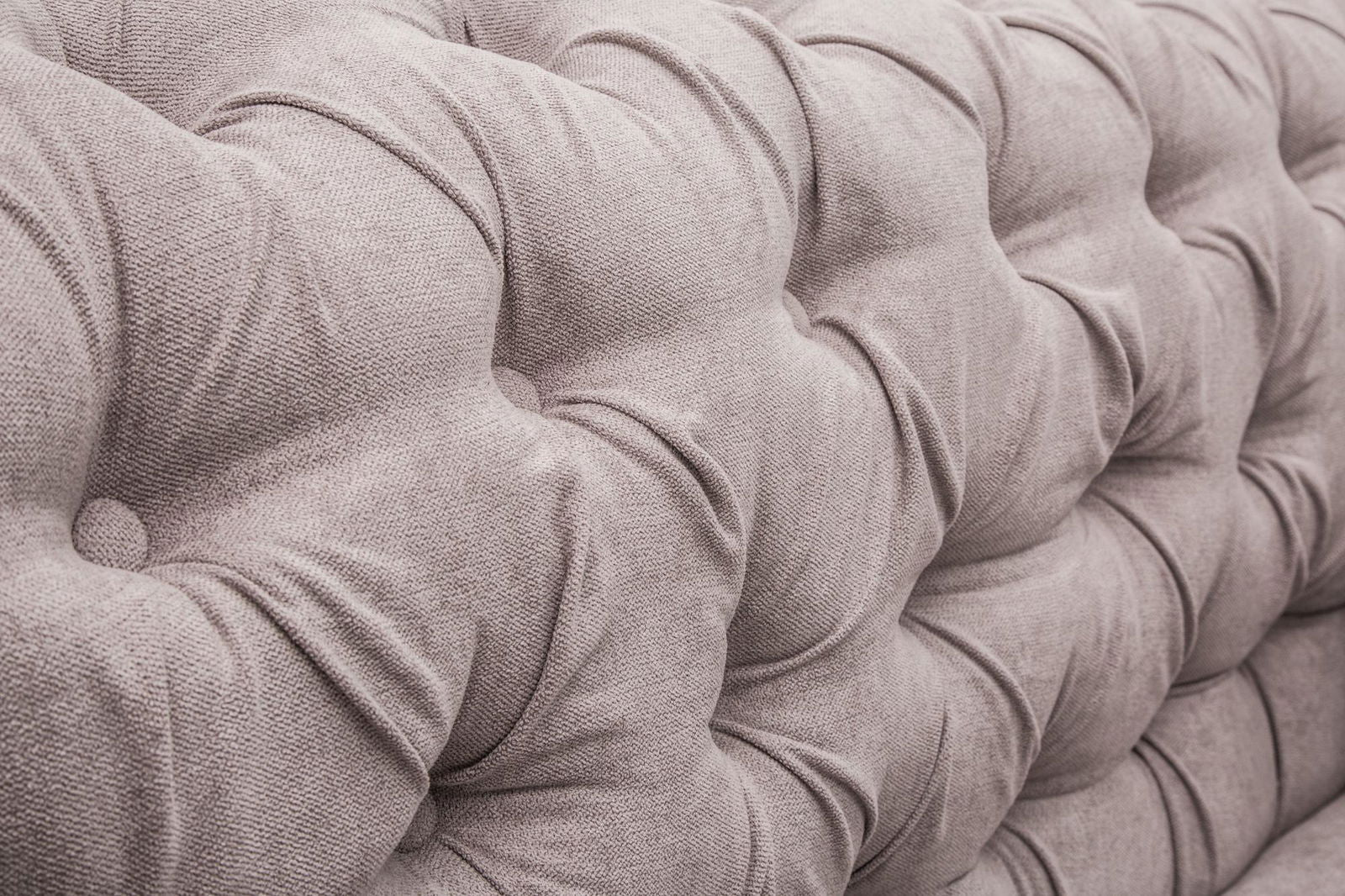 Sofa Euphoria kosmiczny szary aksamit /  38858 / 40146 / INVICTA INTERIOR