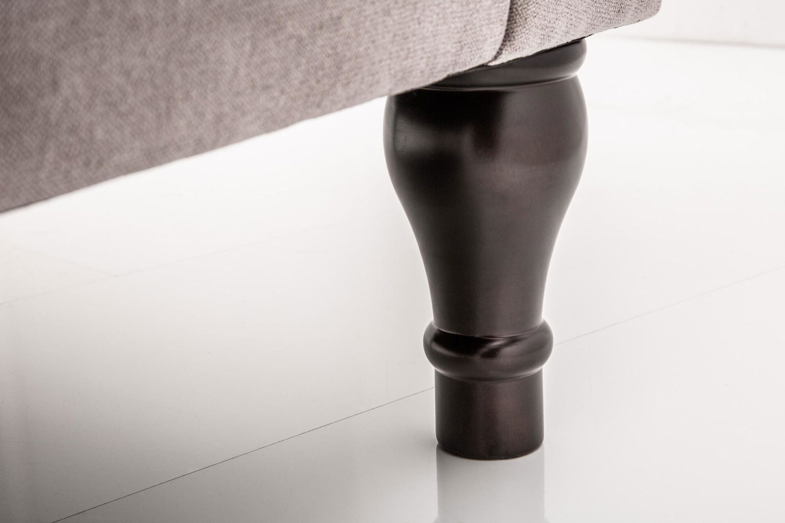 Sofa Euphoria kosmiczny szary aksamit /  38858 / 40146 / INVICTA INTERIOR