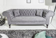 Sofa Euphoria szara bawełna/ 38859 / INVICTA INTERIOR