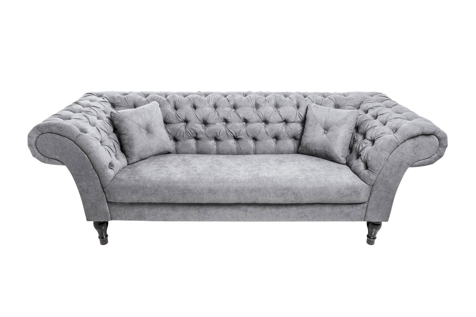 Sofa Euphoria szara bawełna/ 38859 / INVICTA INTERIOR