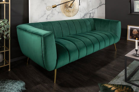 Sofa Noblesse 225 cm SZMARAGDOWA / 40404 / INVICTA INTERIOR / INVICTA INTERIOR