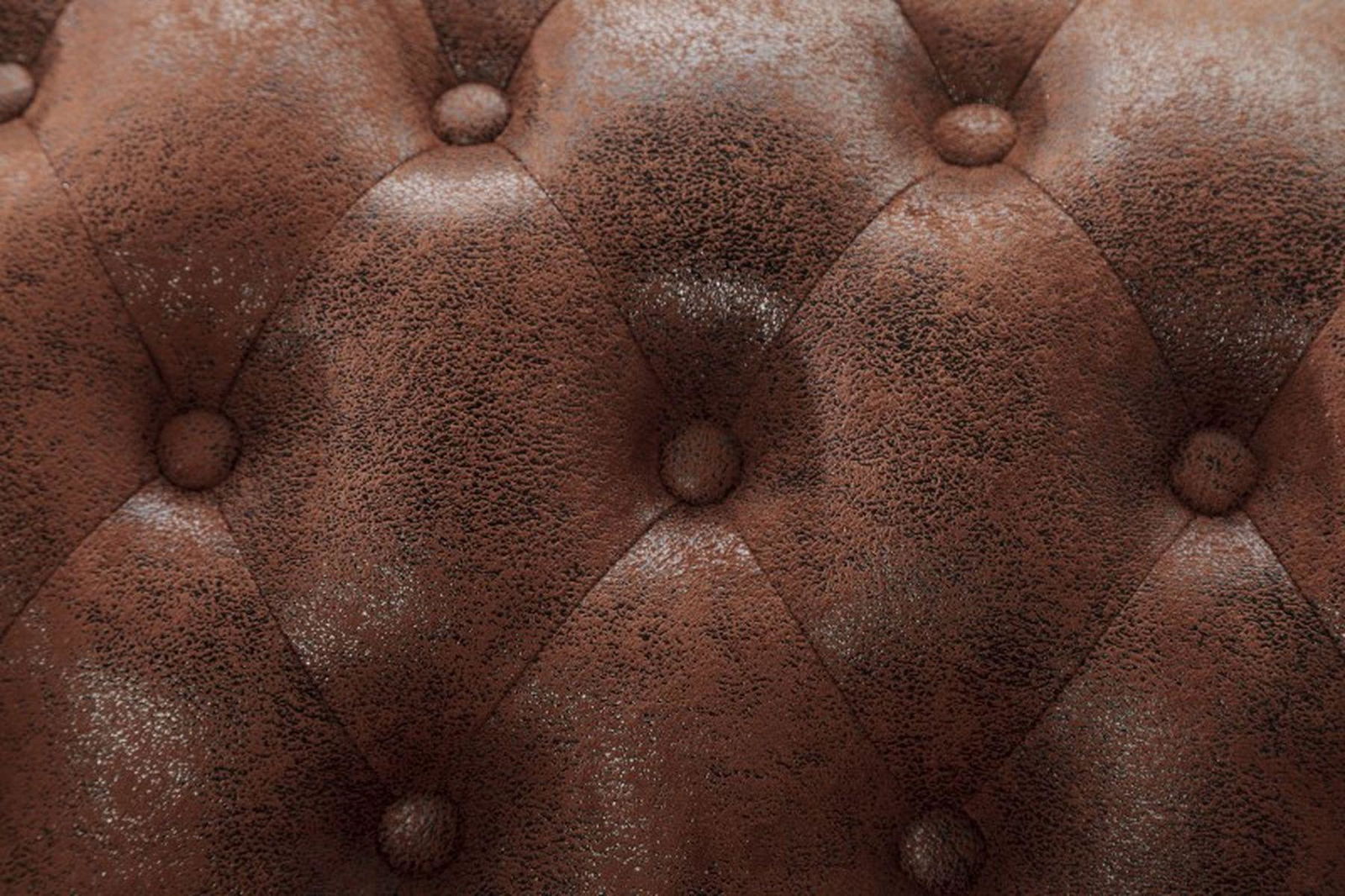 Sofa narożna Chesterfield brązowy antyk / 40611 / INVICTA INTERIOR